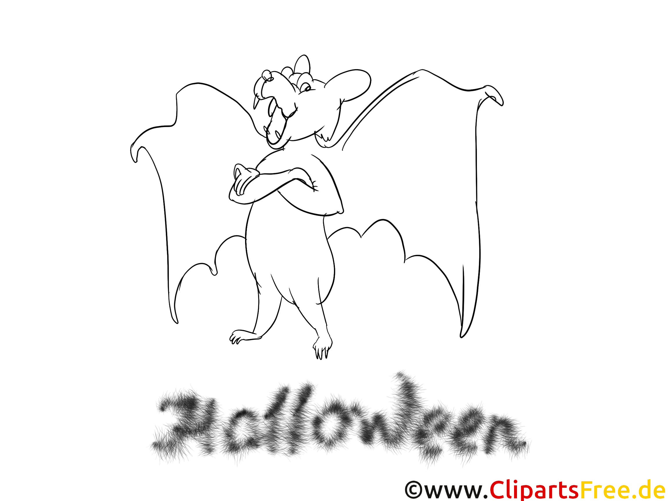 Chauve-souris dessin – Halloween gratuits à imprimer