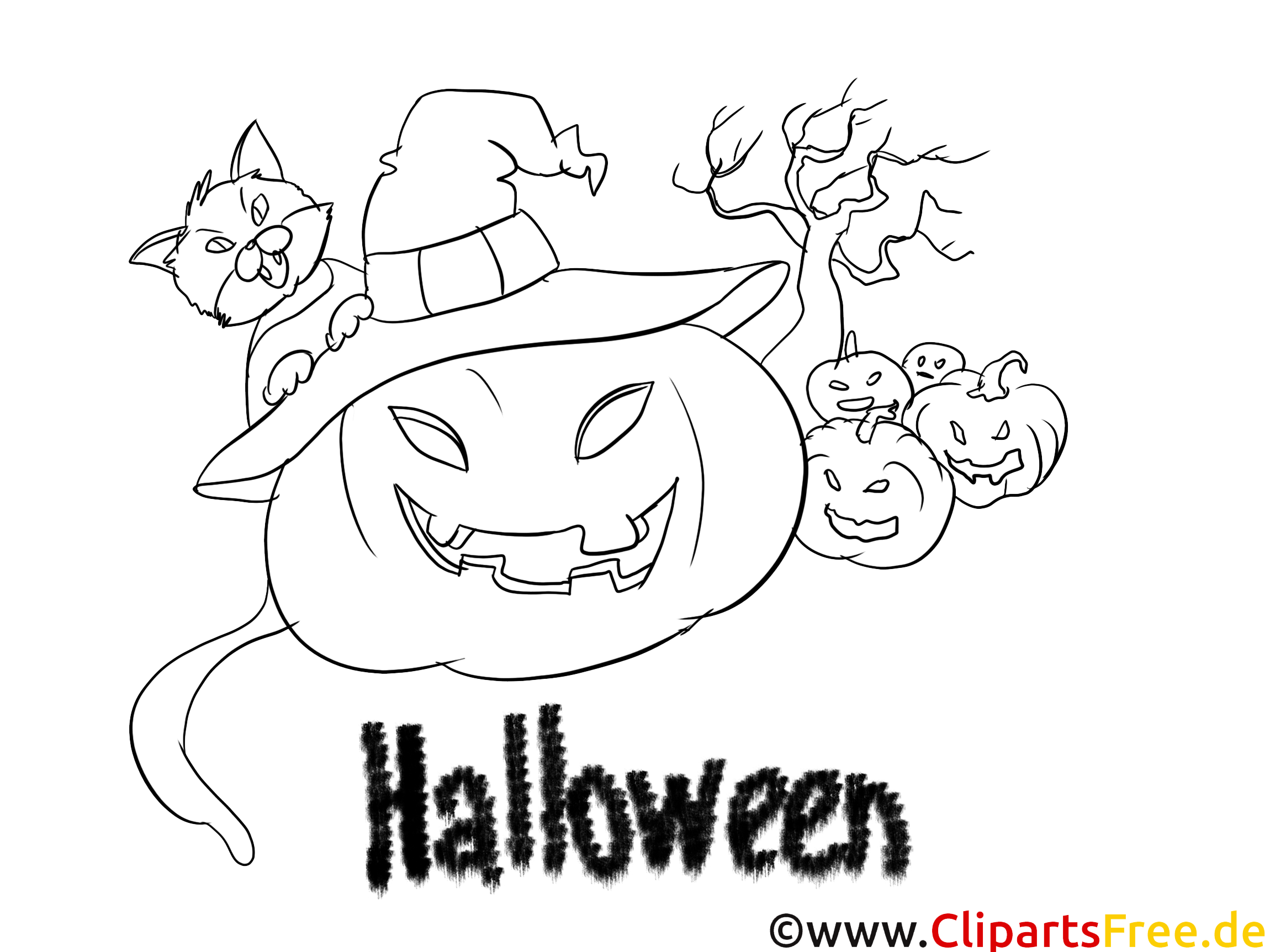 Citrouille illustration – Halloween à imprimer