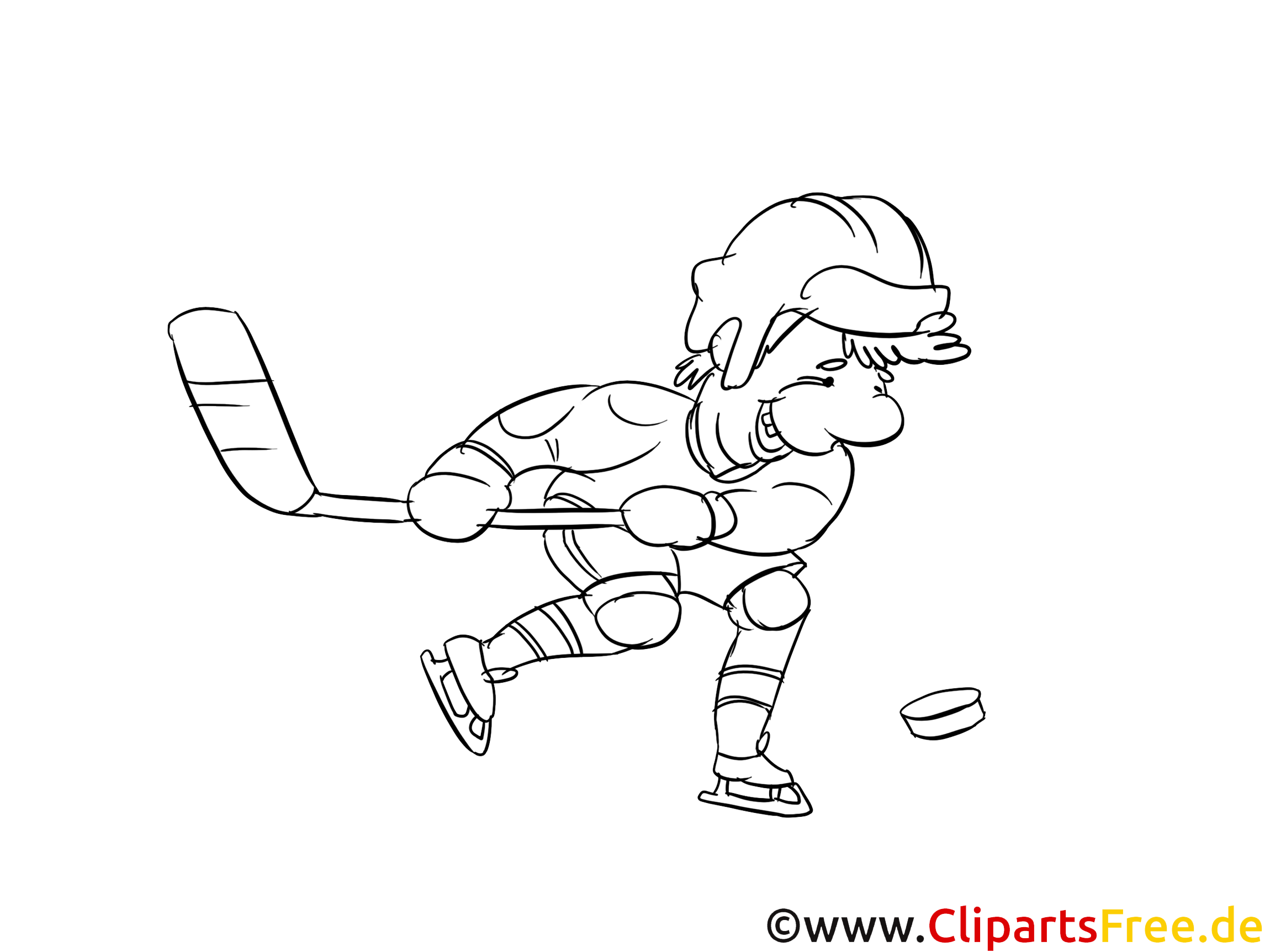 Sport d'hiver image – Hockey images à colorier
