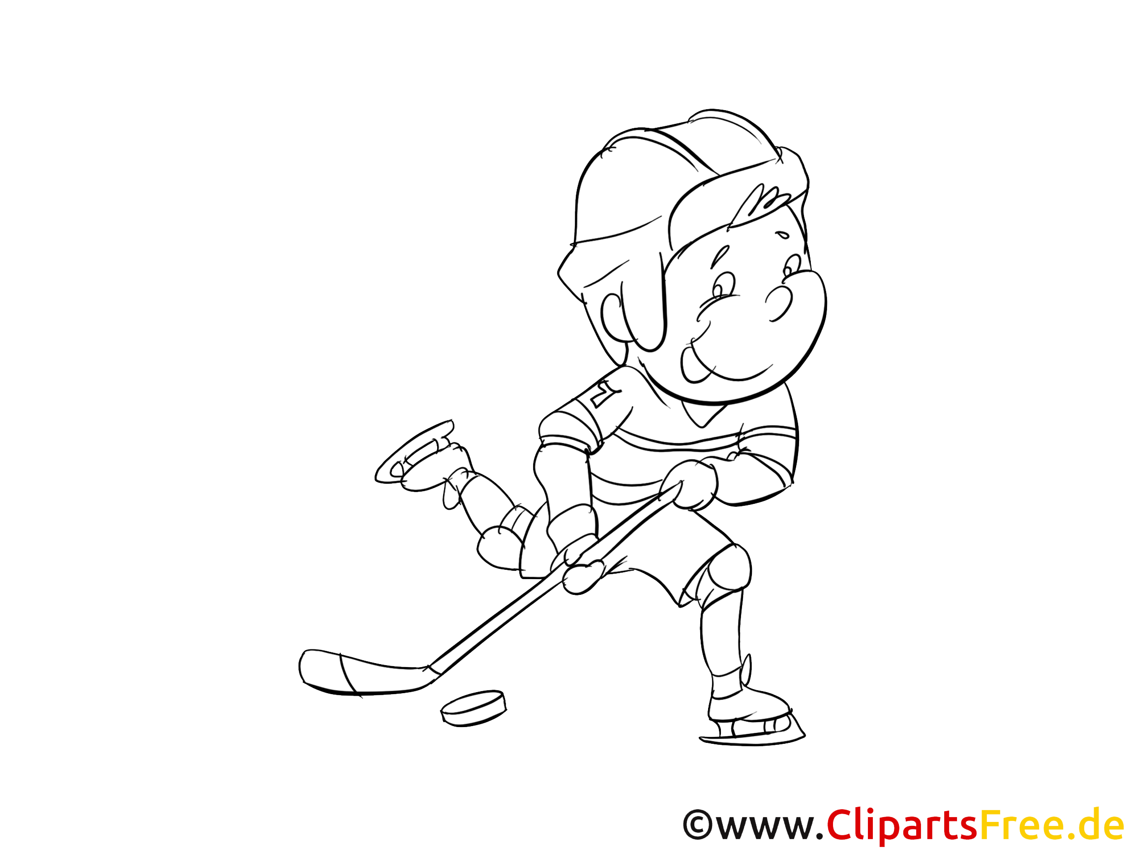 Sport d'hiver images – Hockey gratuits à imprimer