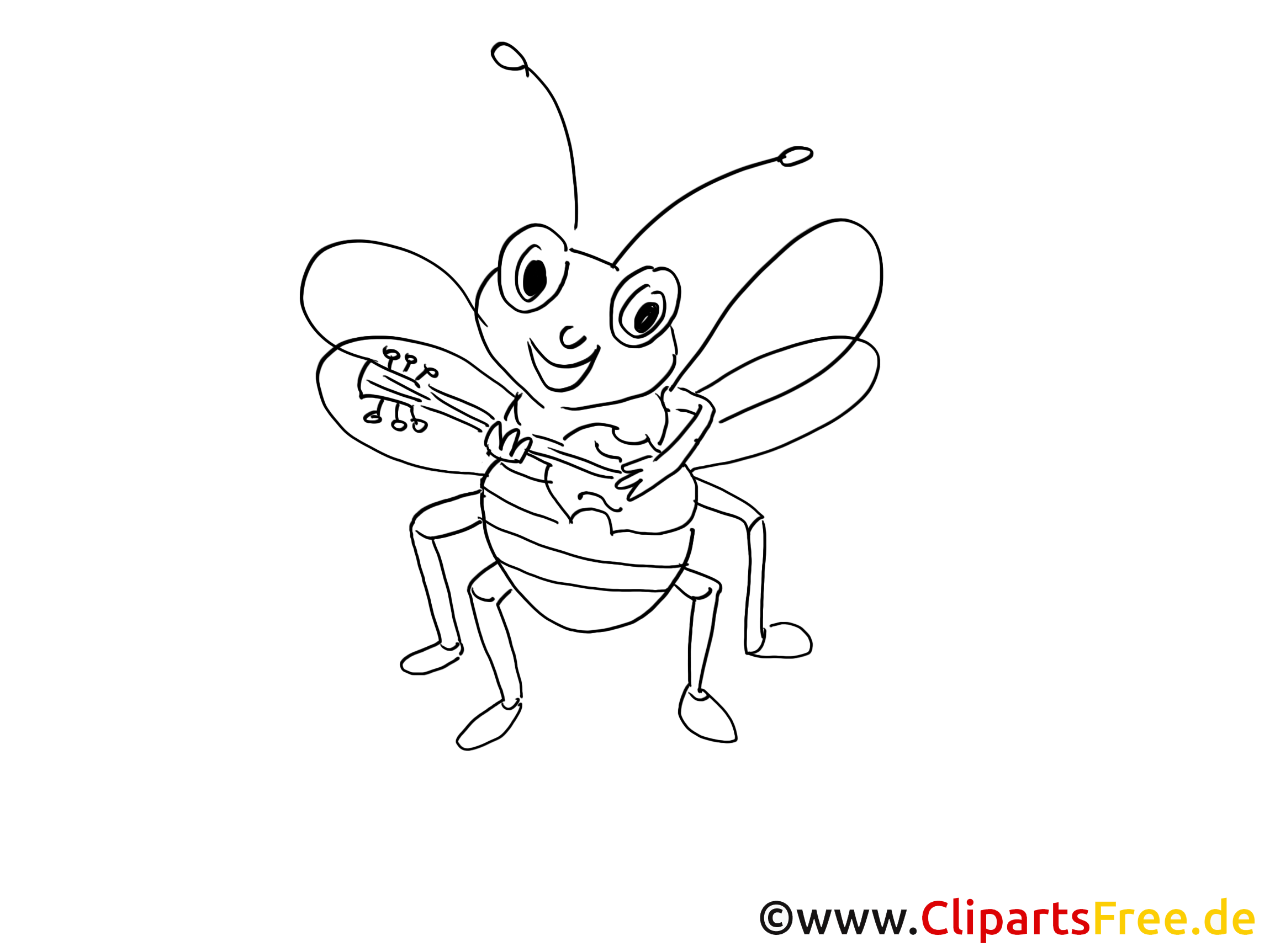 Mouche dessins gratuits – Insects à colorier