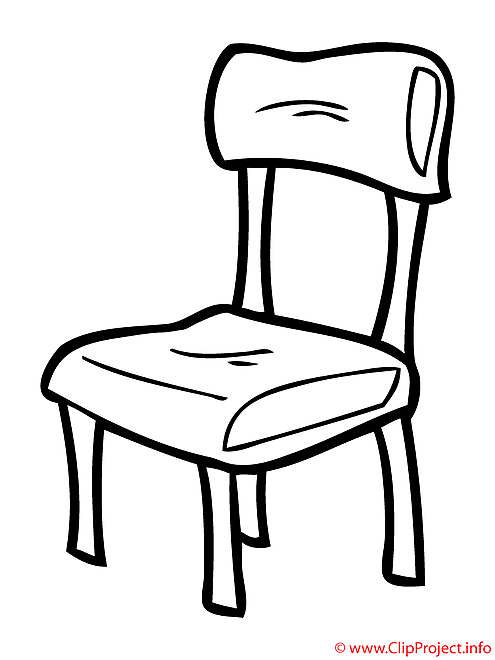 Chaise coloriage