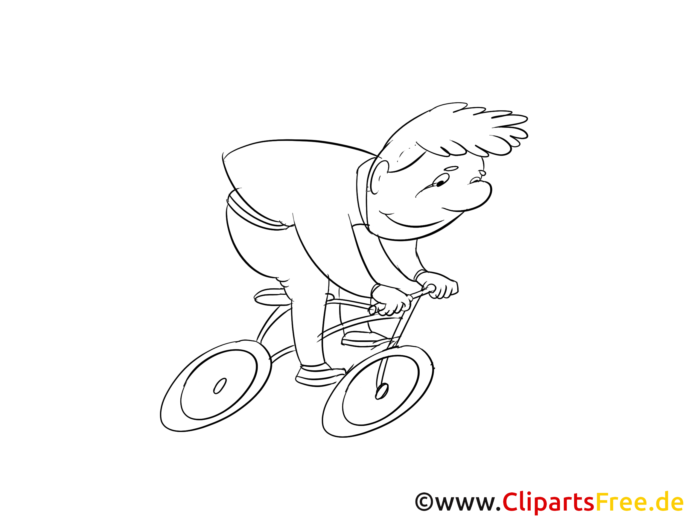 Bicyclette images – Cartoons gratuits à imprimer