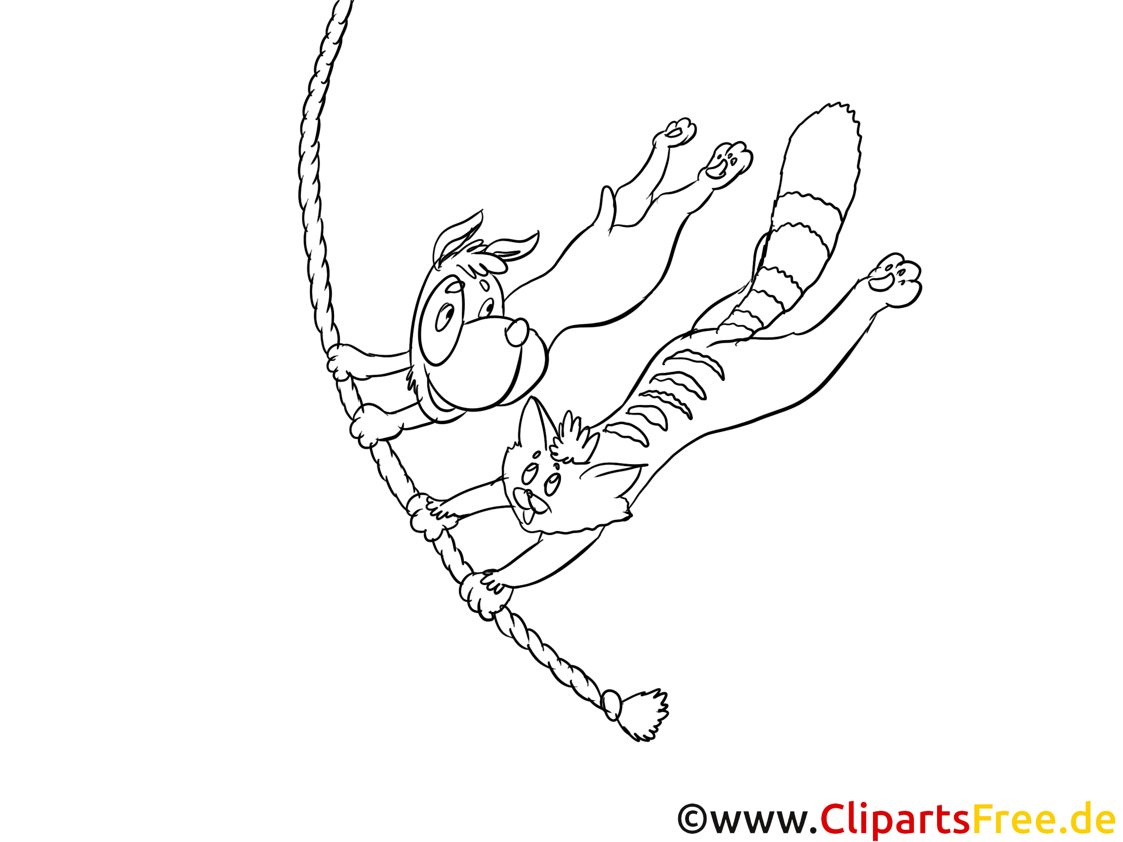 Cirque image gratuite – Cartoons à colorier