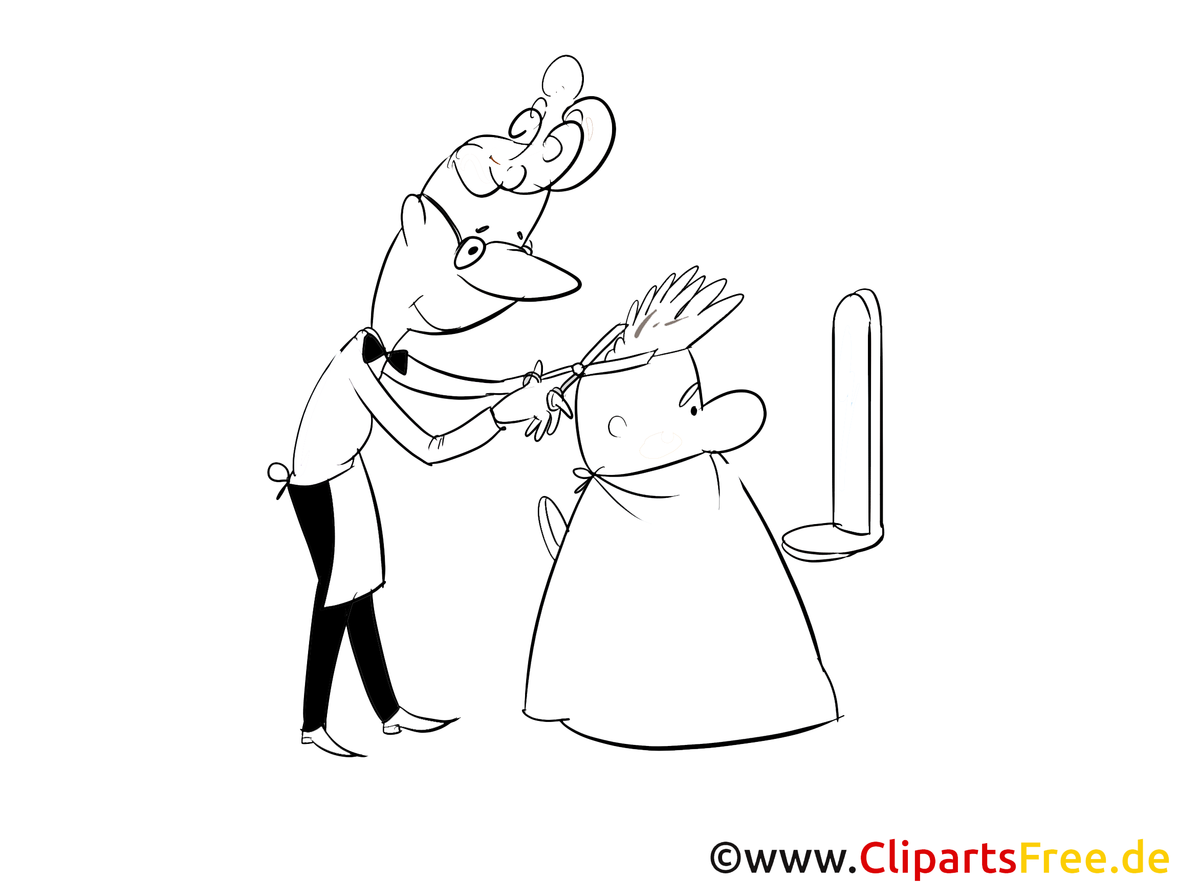 Styliste clipart gratuit – Métiers à colorier Styliste clipart gratuit – Métiers à colorier