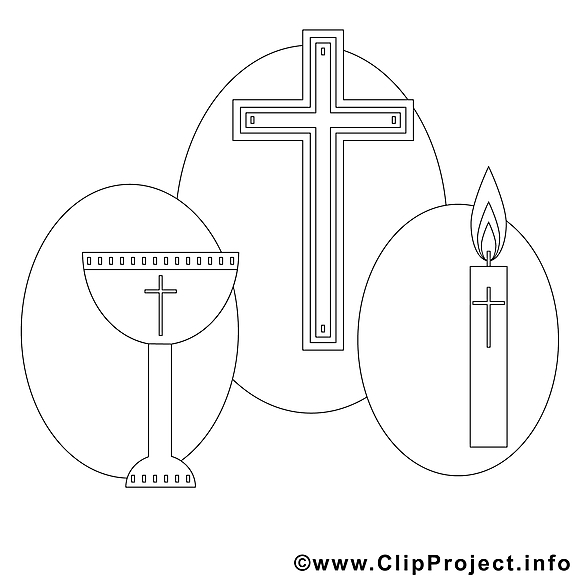 Croix illustration – Confirmation à imprimer