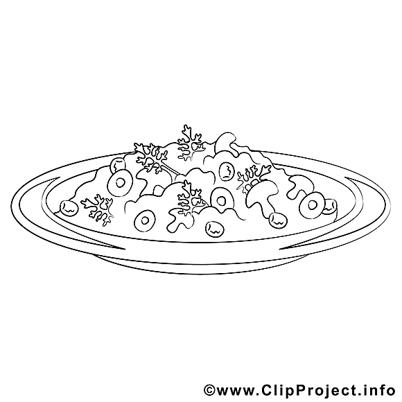Champignons images gratuites – Cuisine à colorier