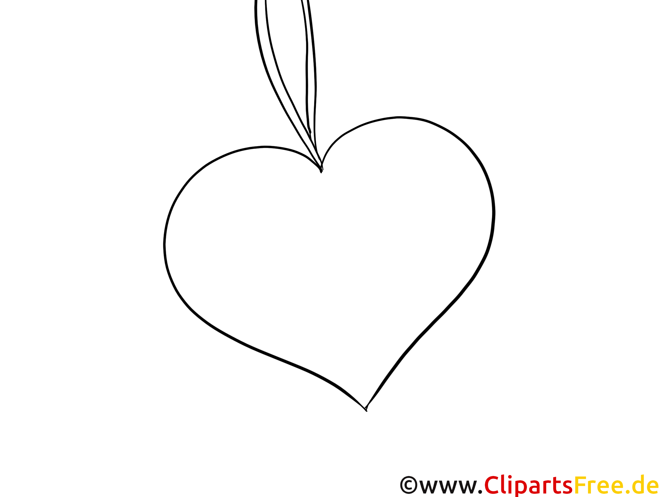 Clip arts coeur – Saint-valentin à imprimer
