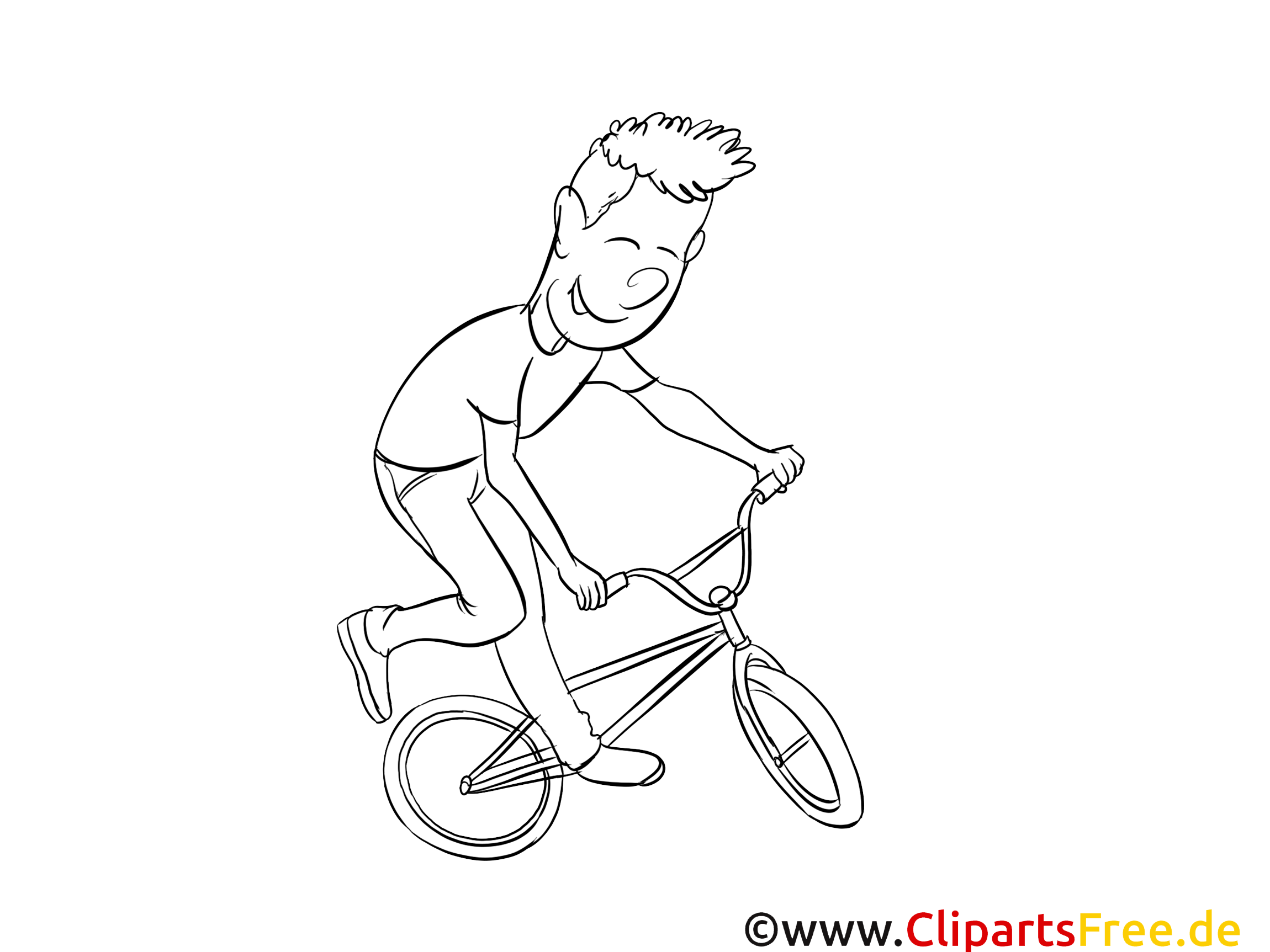 Bicyclette dessin – Sport gratuits à imprimer