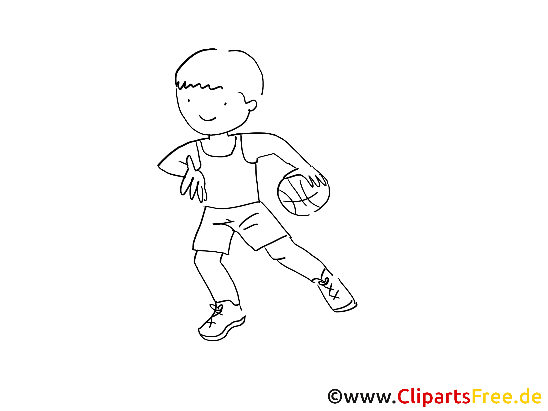 Coloriage balle sport illustration à télécharger