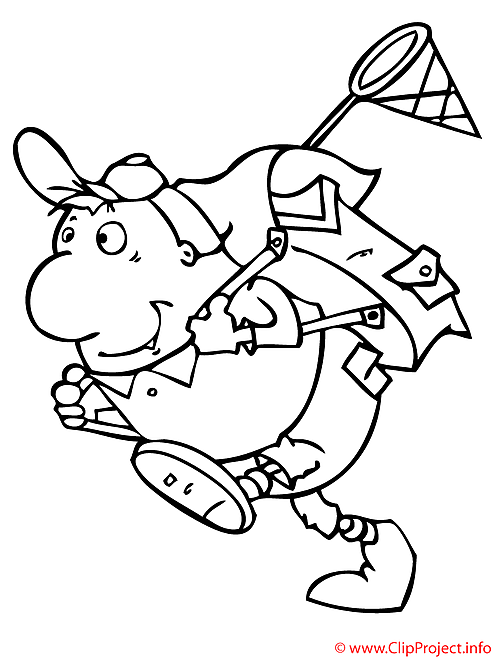 Naturaliste coloriage Naturaliste coloriage