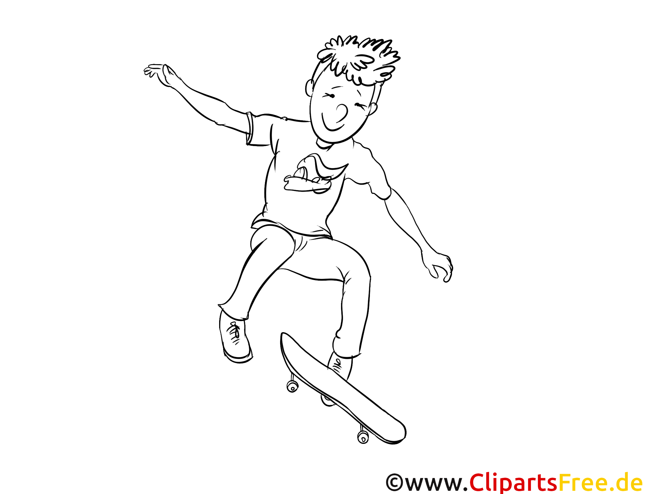 Skateboard images – Sport gratuits à imprimer
