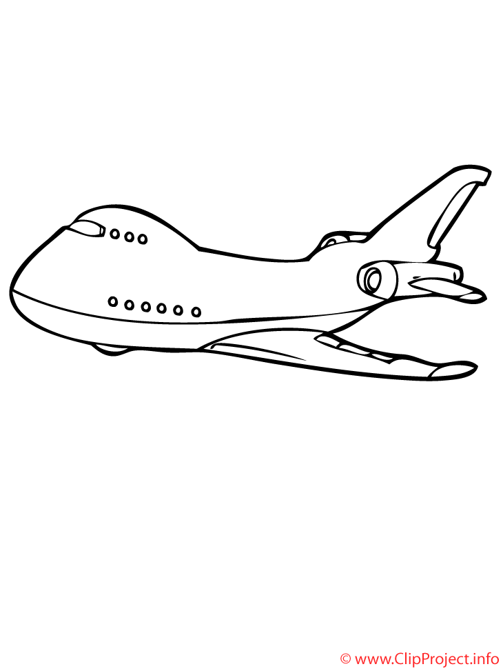 Coloriage avions illustration à télécharger