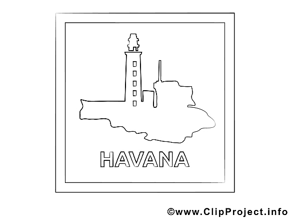 Havane illustration – Voyage à imprimer