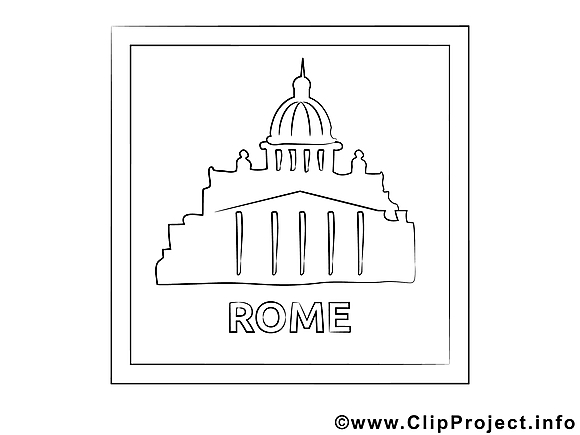 Rome illustration – Voyage à imprimer