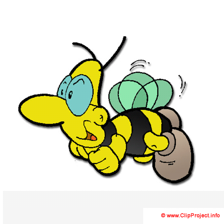 Clip art gratuit abeille