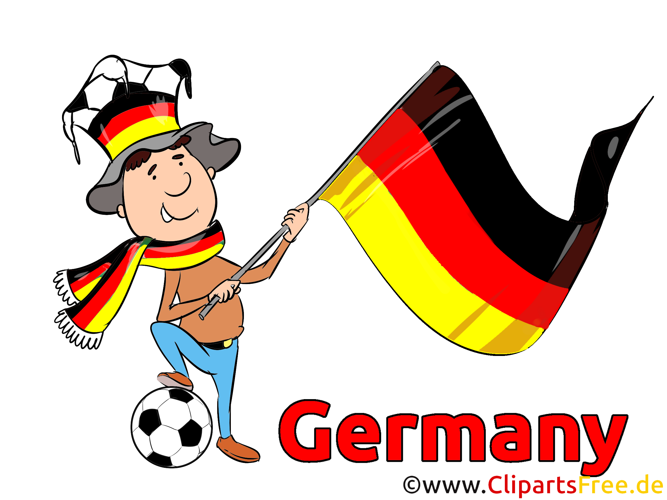 Allemagne Drapeaux Sport Image Clipart gratuitement