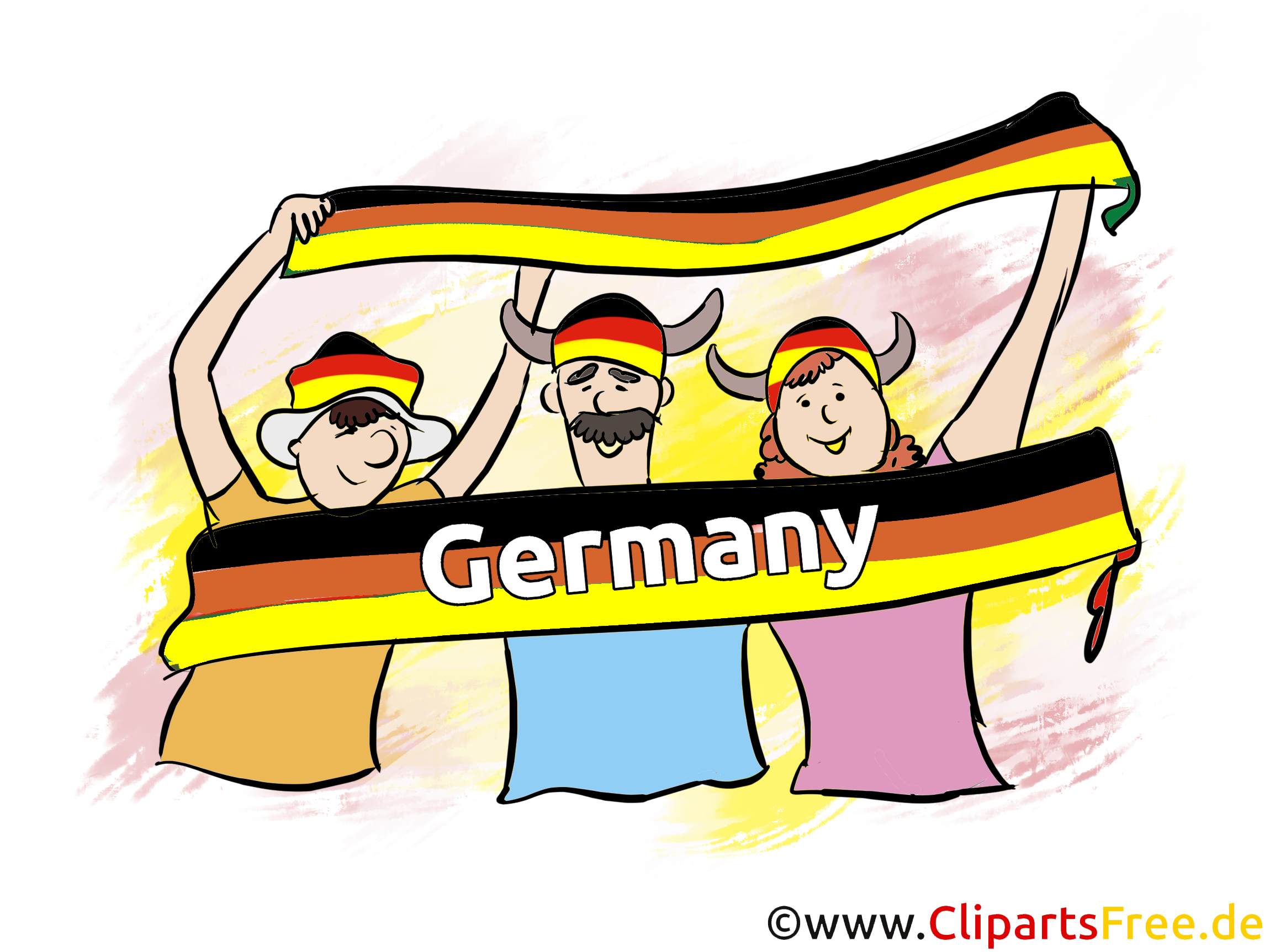 Amateurs de sport allemand Clipart gratuitement télécharger