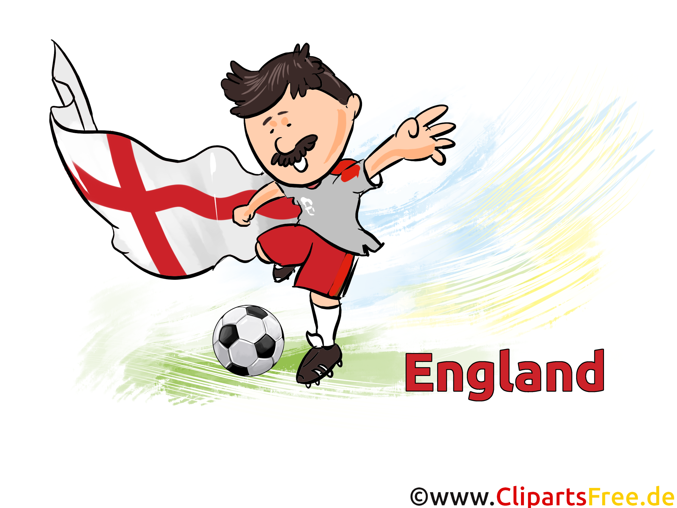 Clipart Football Terrain Angleterre pour télécharger