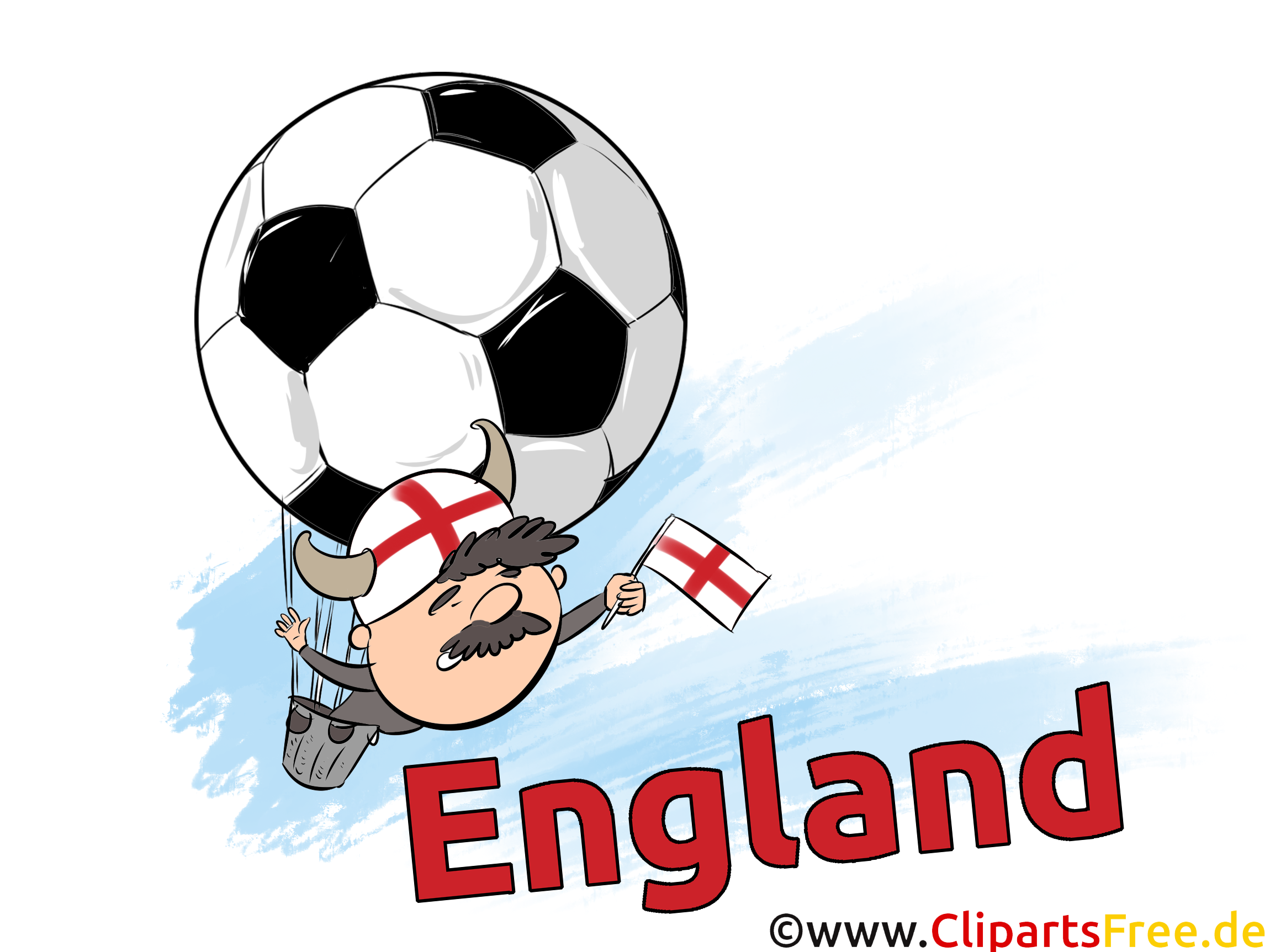 Illustration Soccer Angleterre gratuitement télécharger