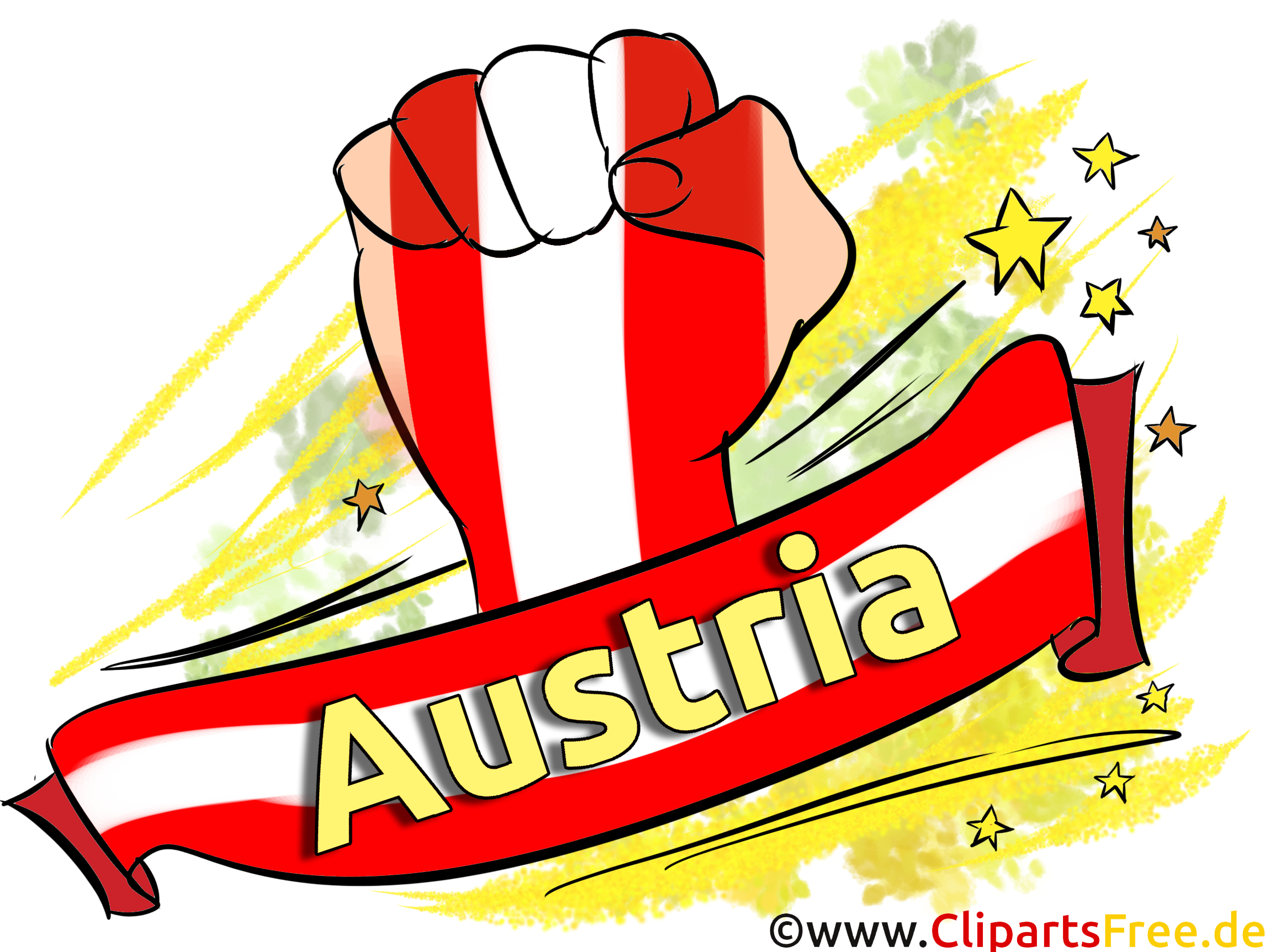 Clip art Images Football Autriche pour télécharger