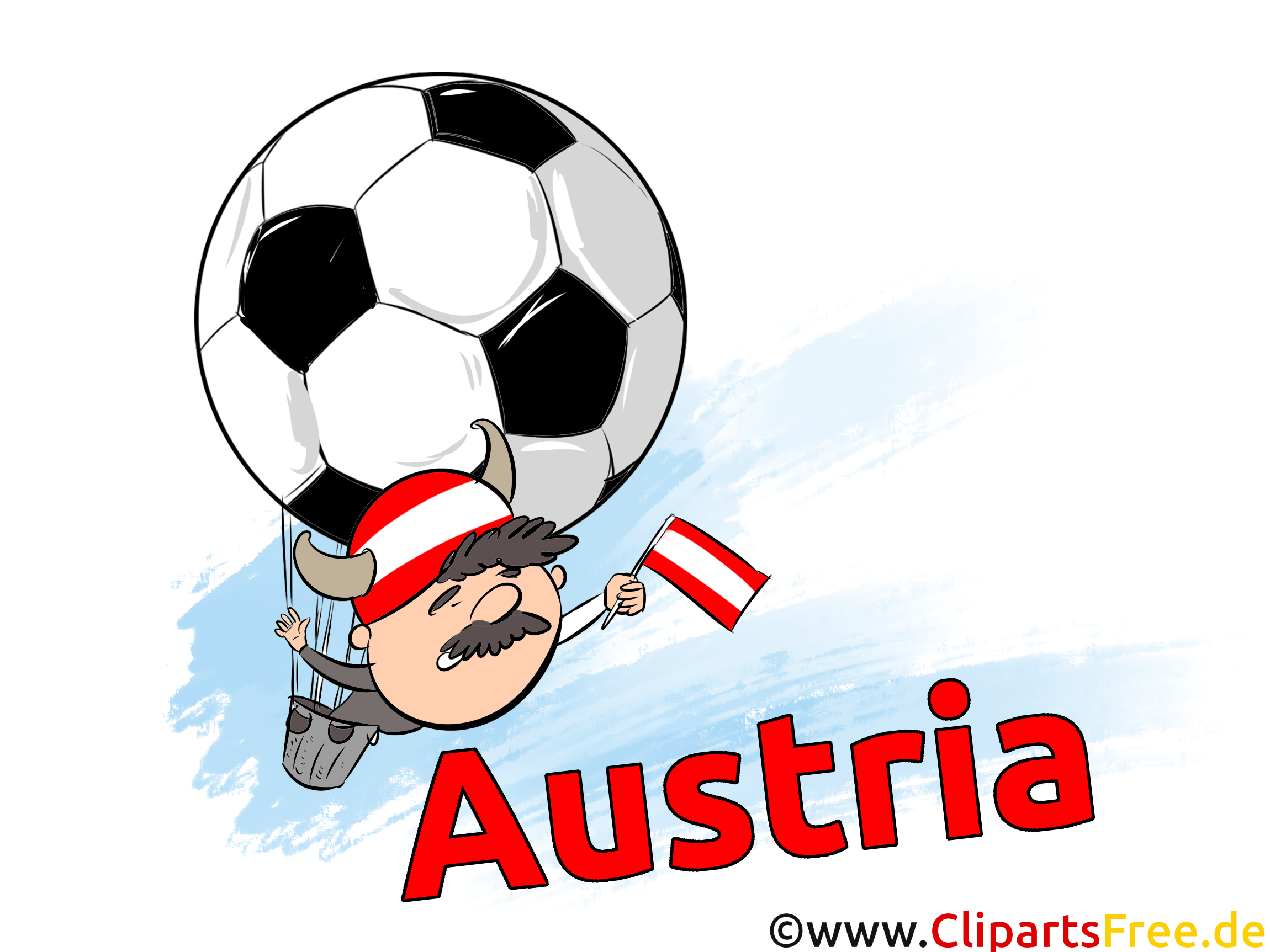 Clipart Football Terrain pour télécharger Autriche