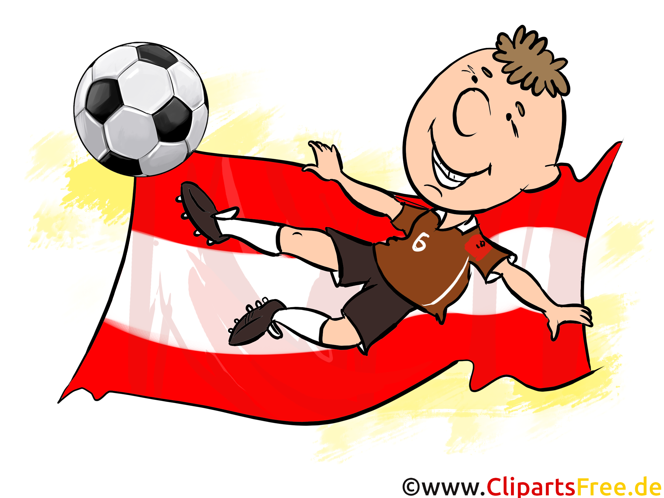 Drapeau Cliparts Soccer Images Autriche pour télécharger