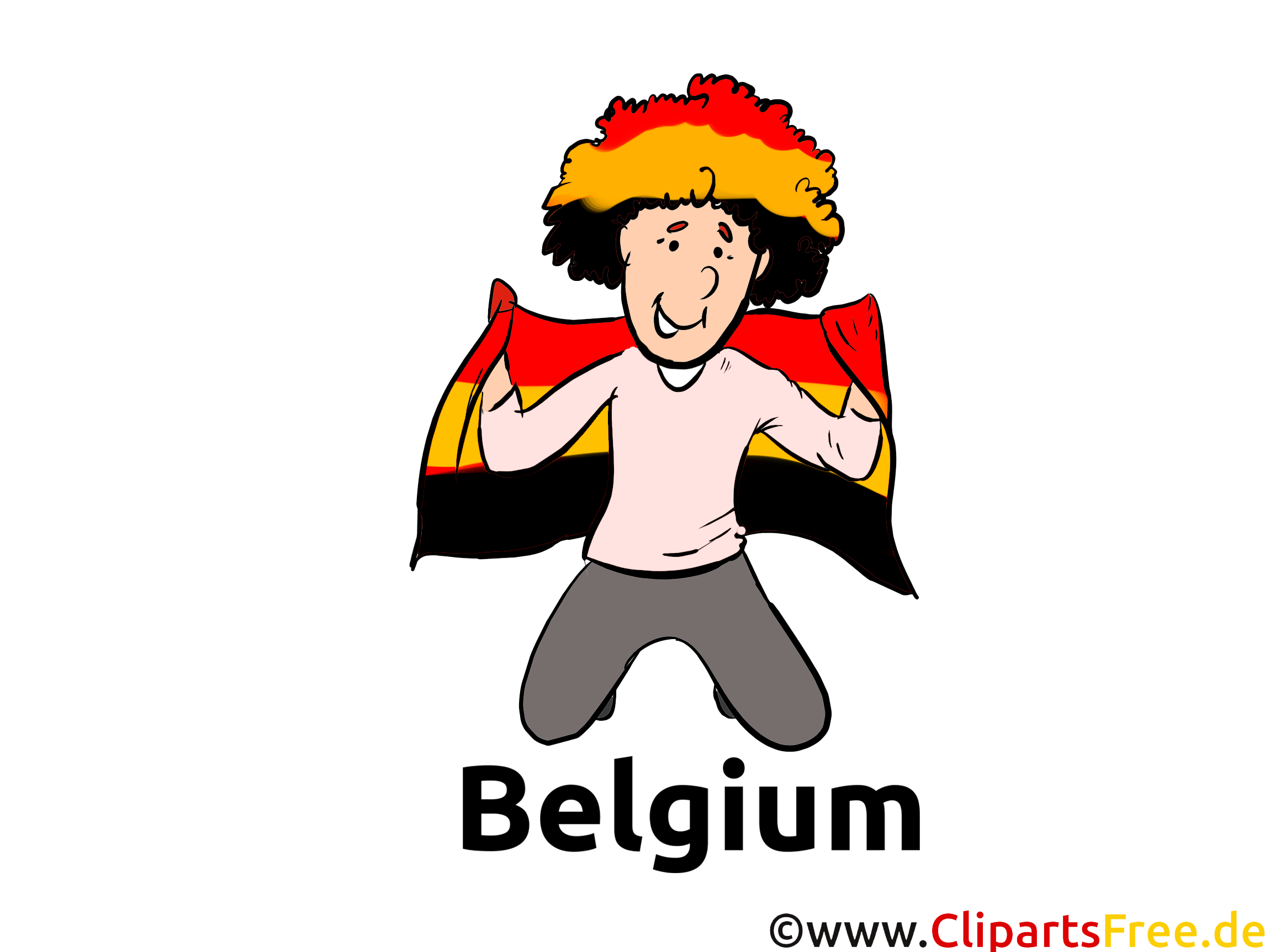 Drapeau Football Belgique Images et Illustrations