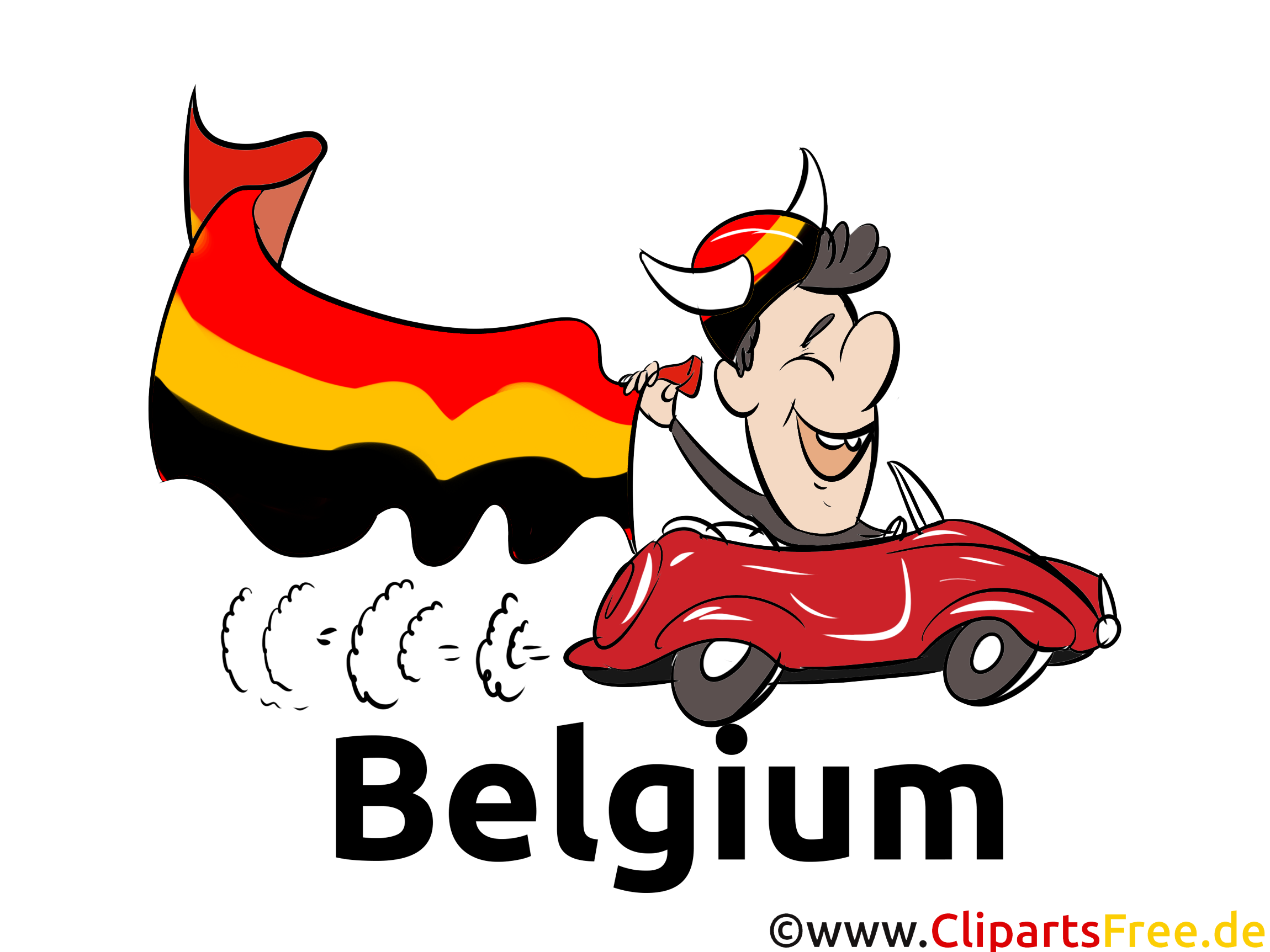 Voiture Illustrations Football Belgique télécharger