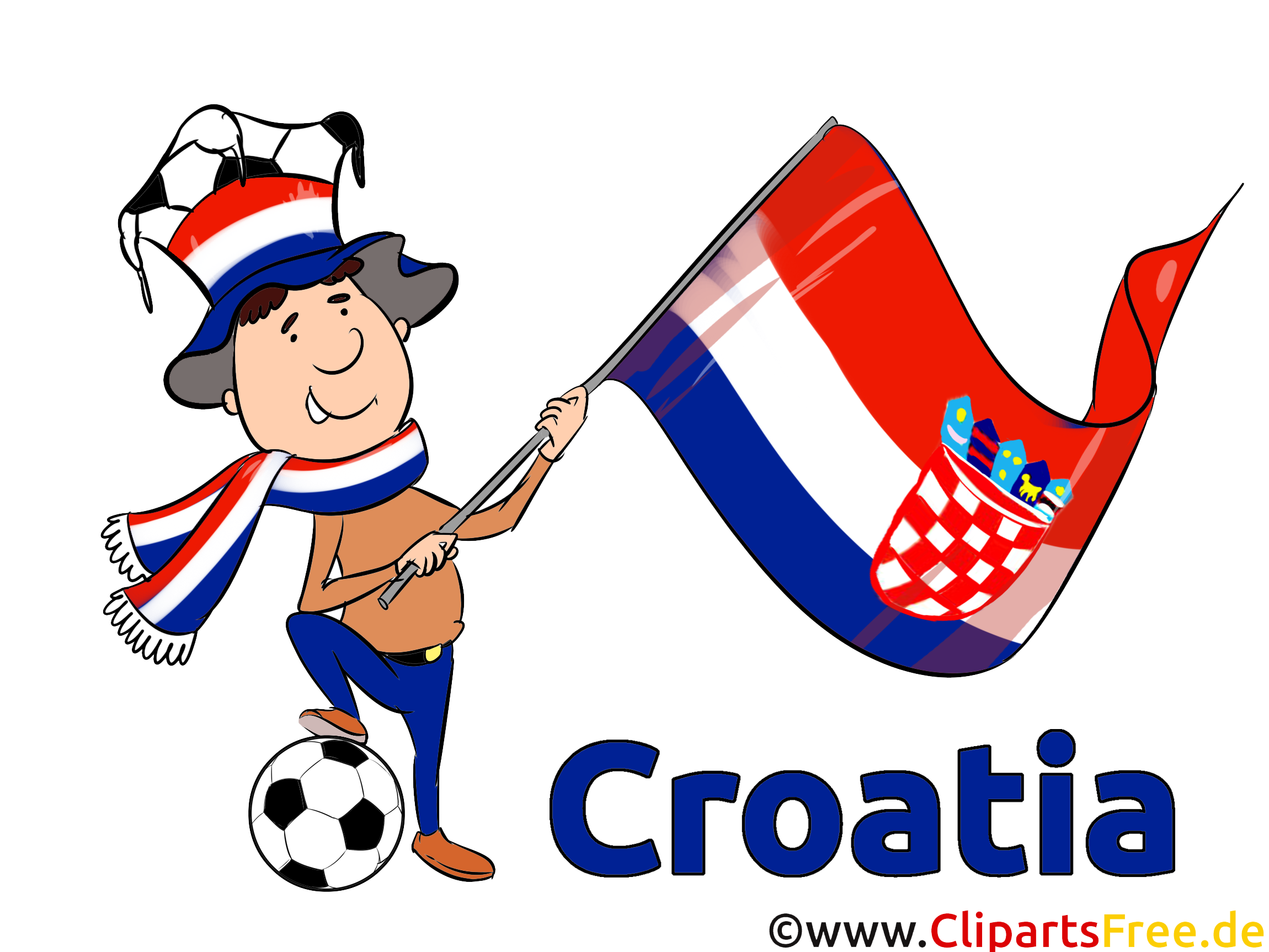 Croatie Clip art Images Football pour télécharger