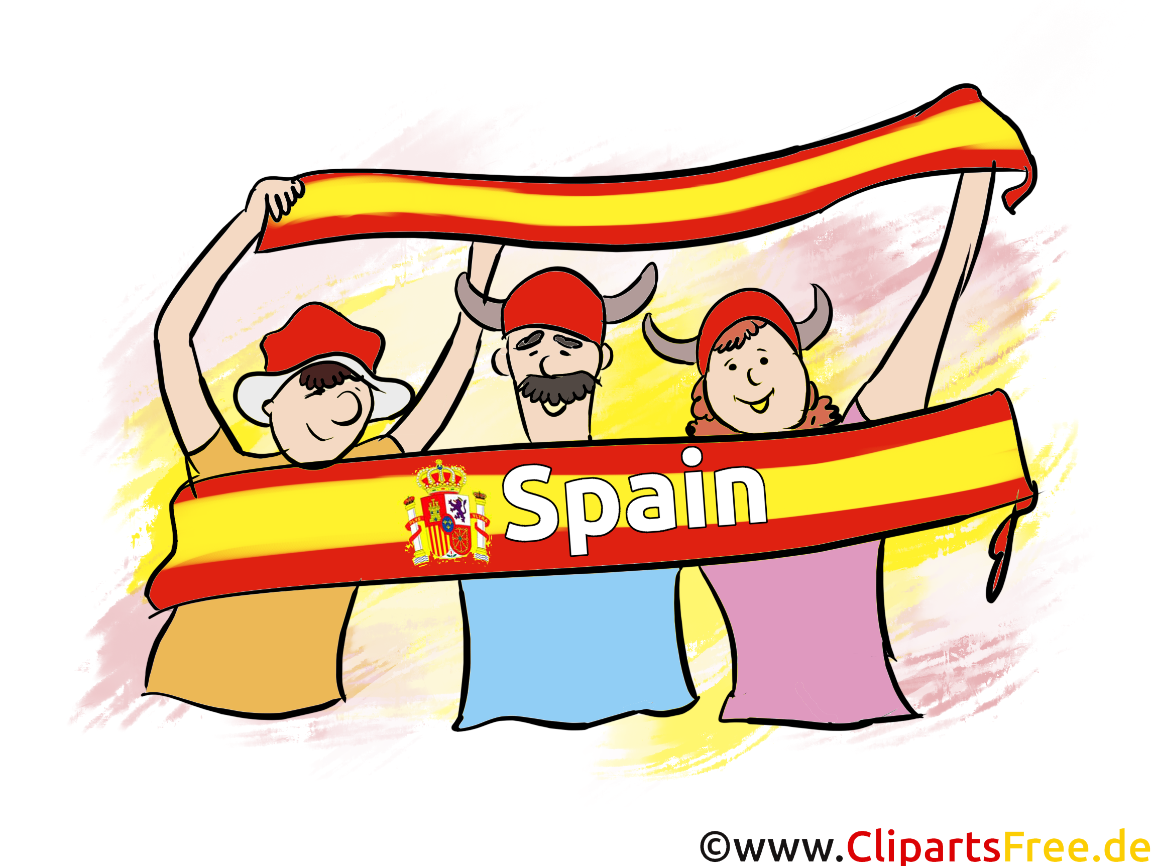 Cliparts Espagne Soccer Images pour télécharger