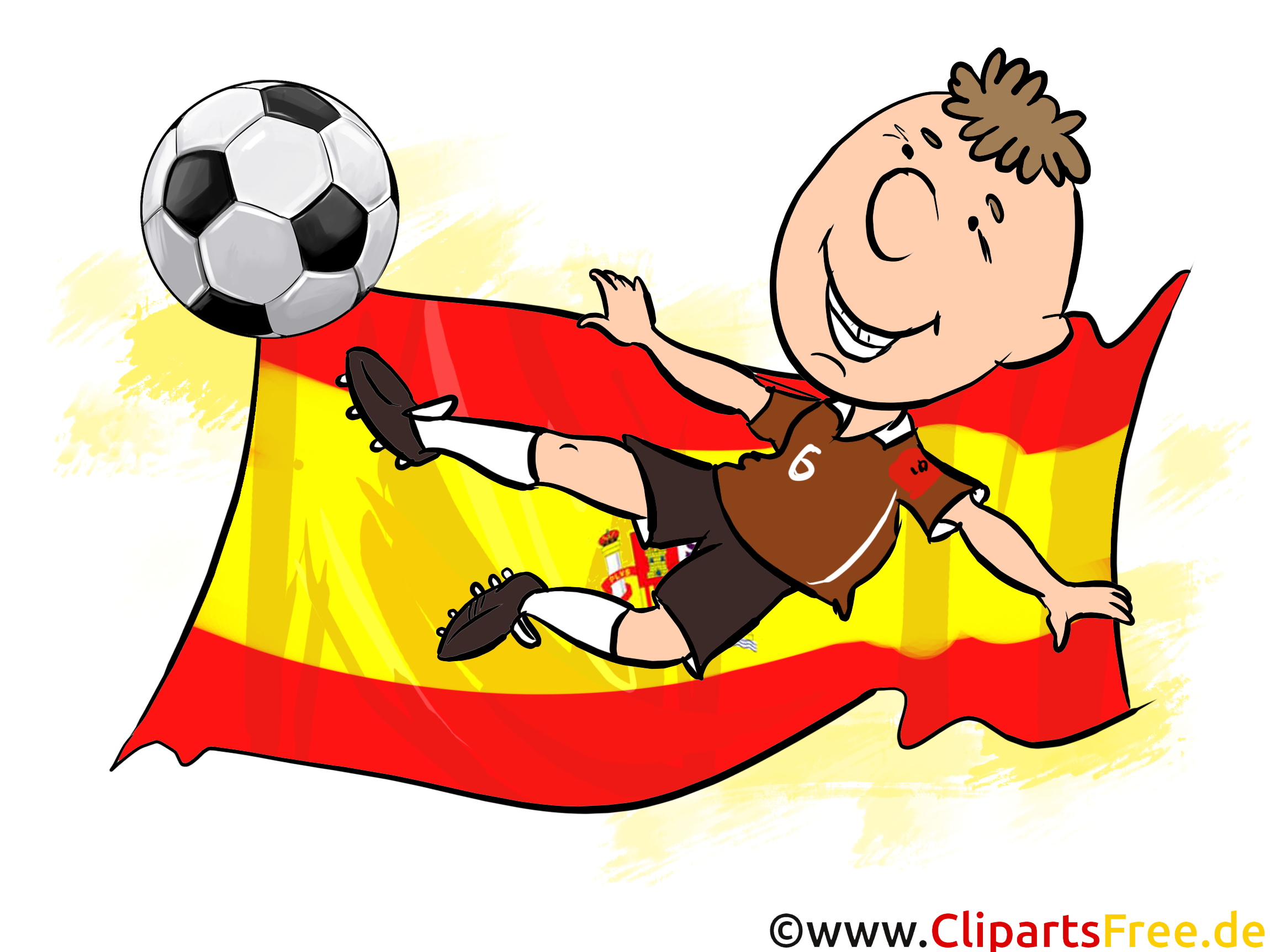 Drapeau Espagne Illustrations Football télécharger