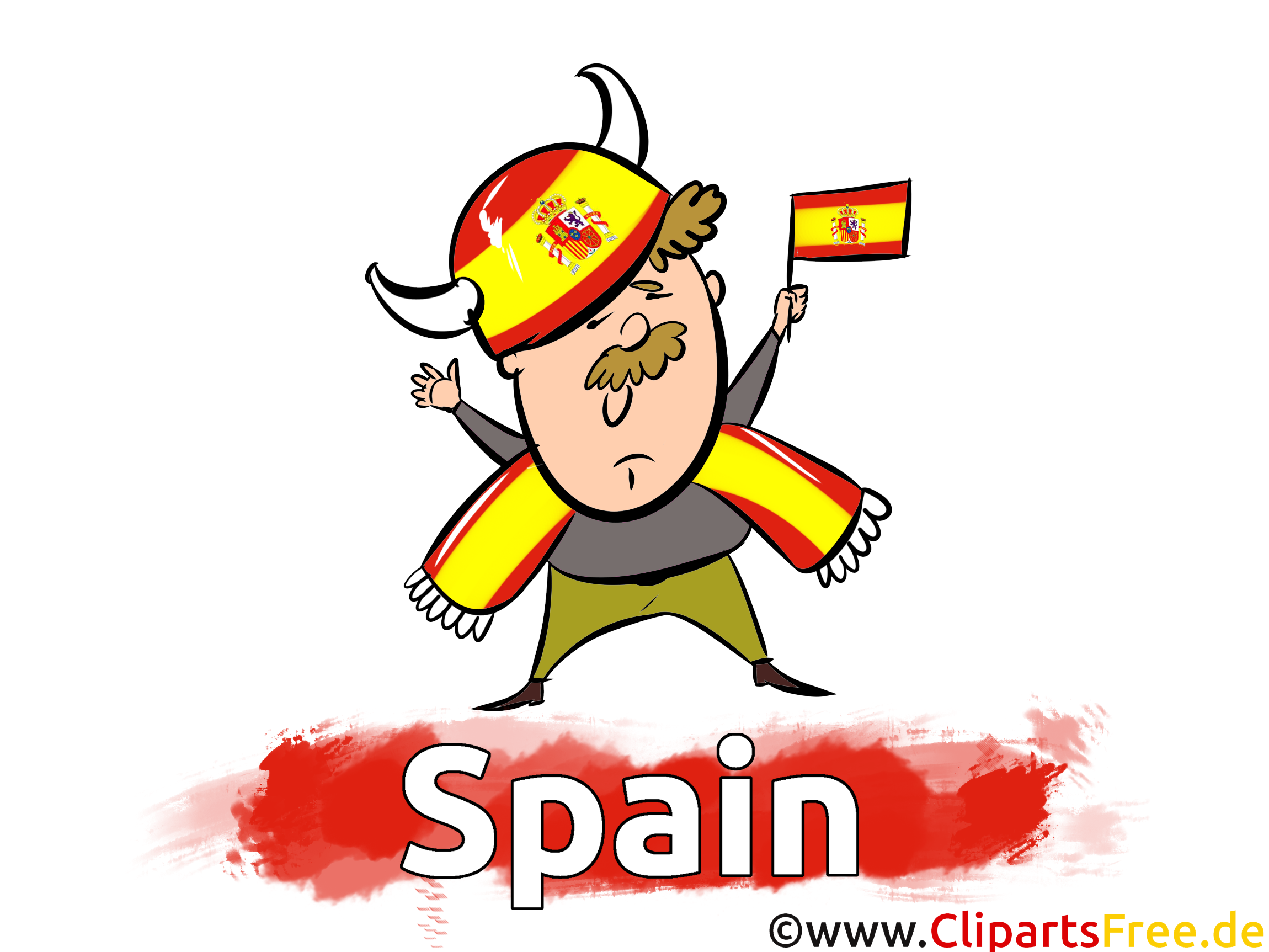 Espagne Gratuit Cliparts Joueurs Soccer télécharger