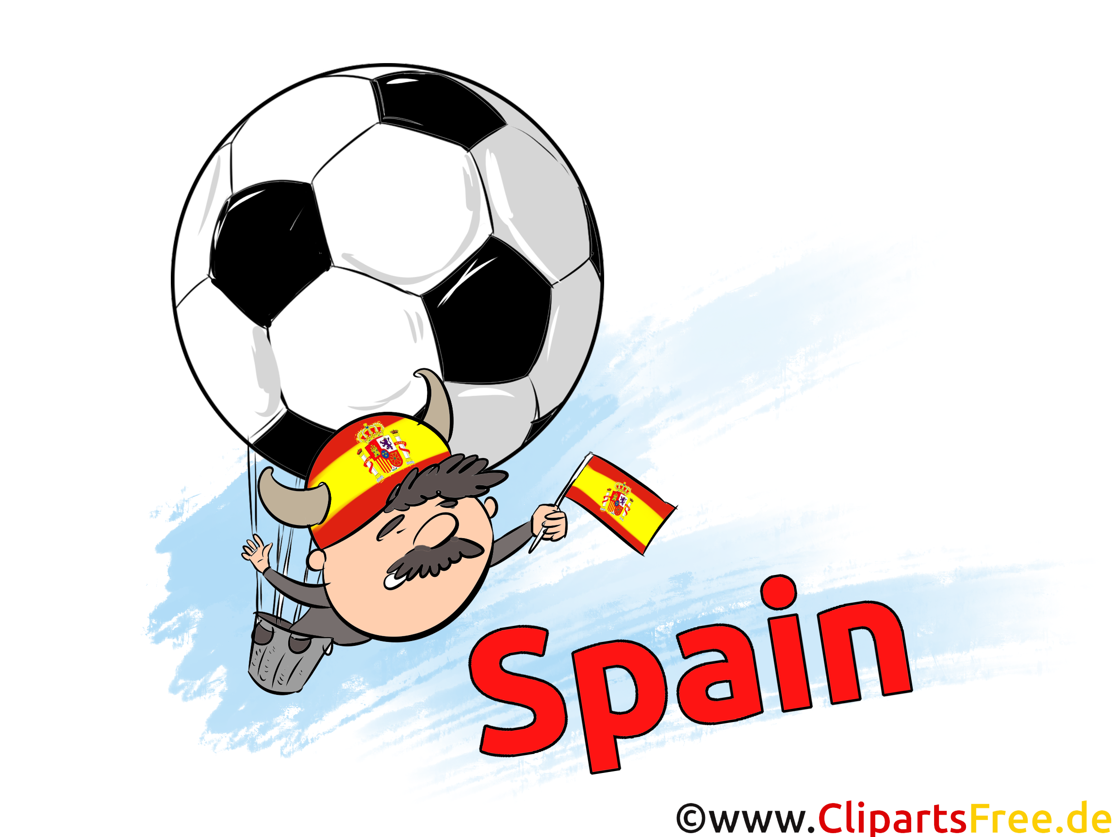 Illustration Soccer gratuitement télécharger Espagne
