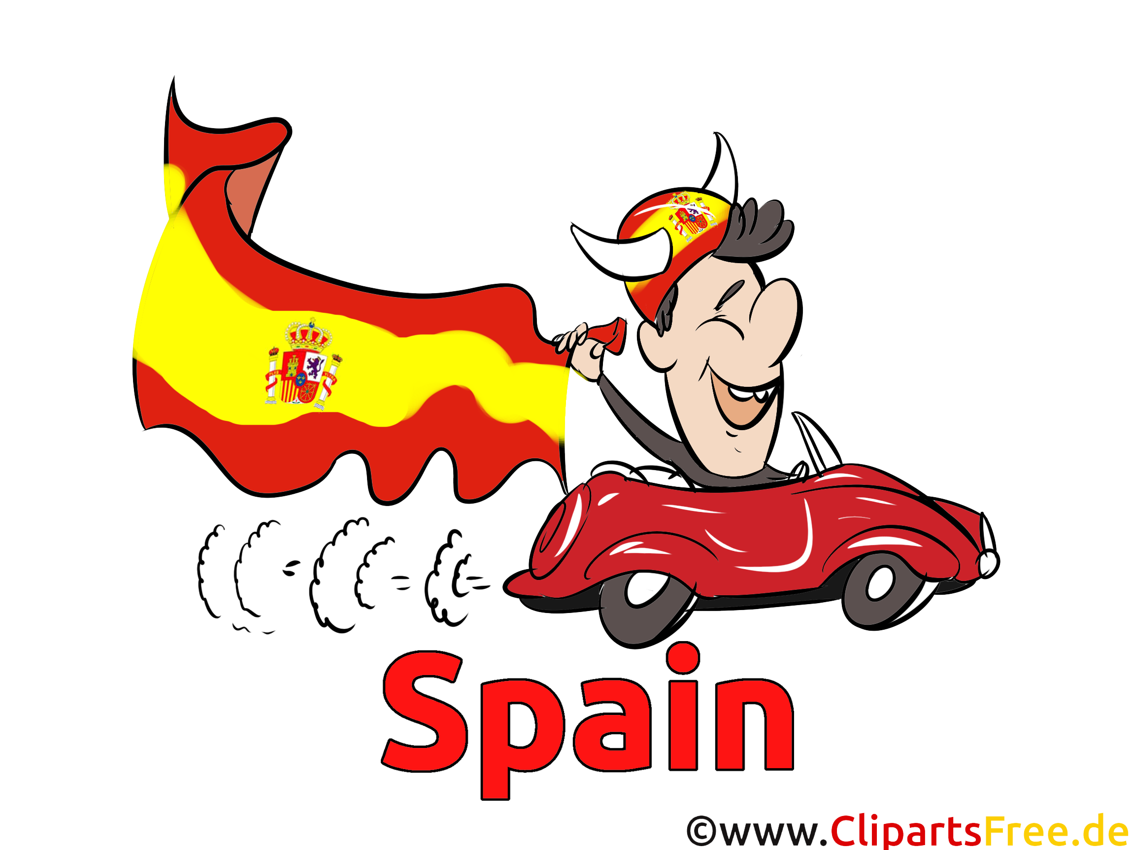 Voiture Soccer Images Espagne et Illustrations