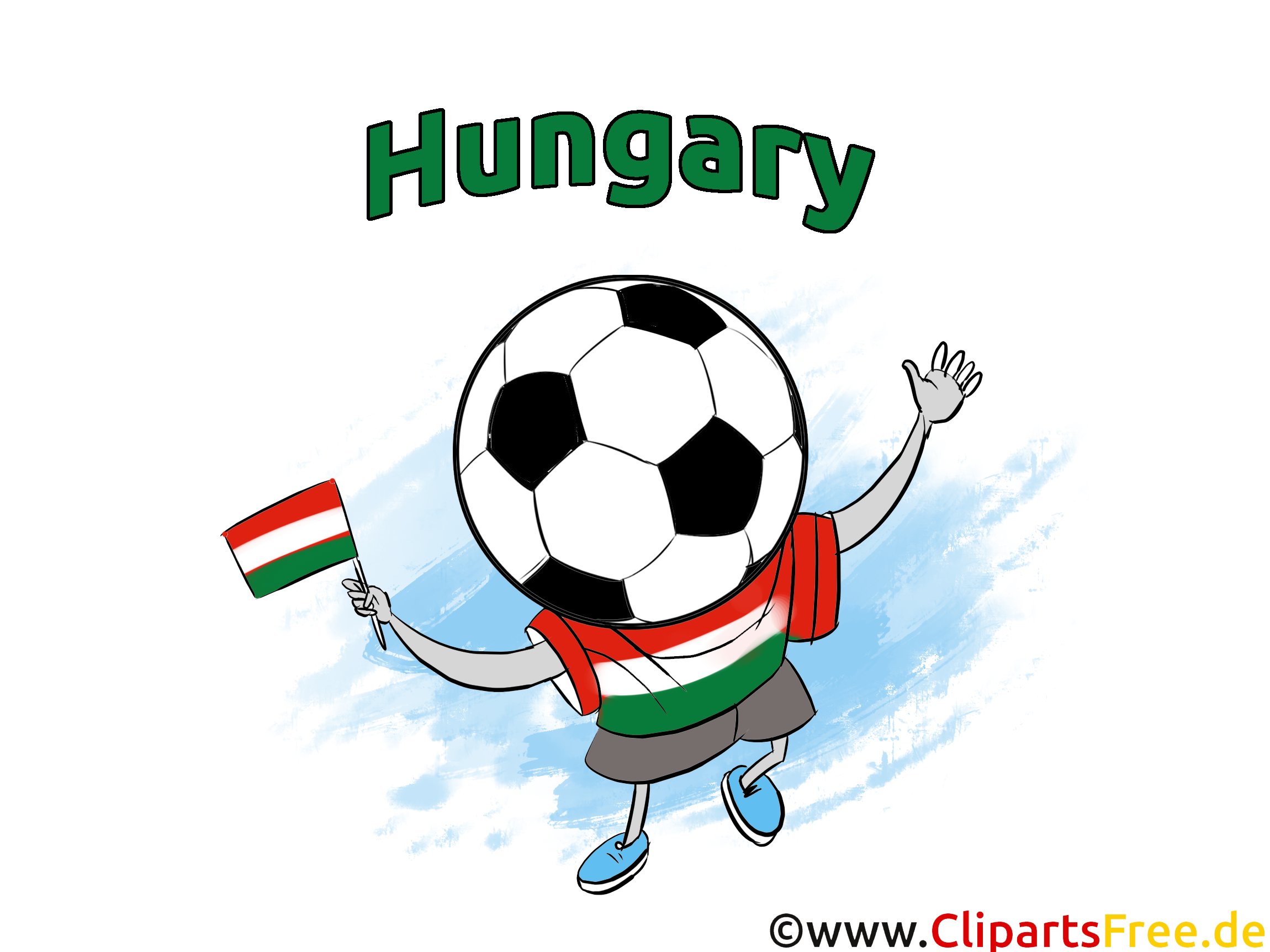 Cliparts Soccer Images Hongrie pour télécharger