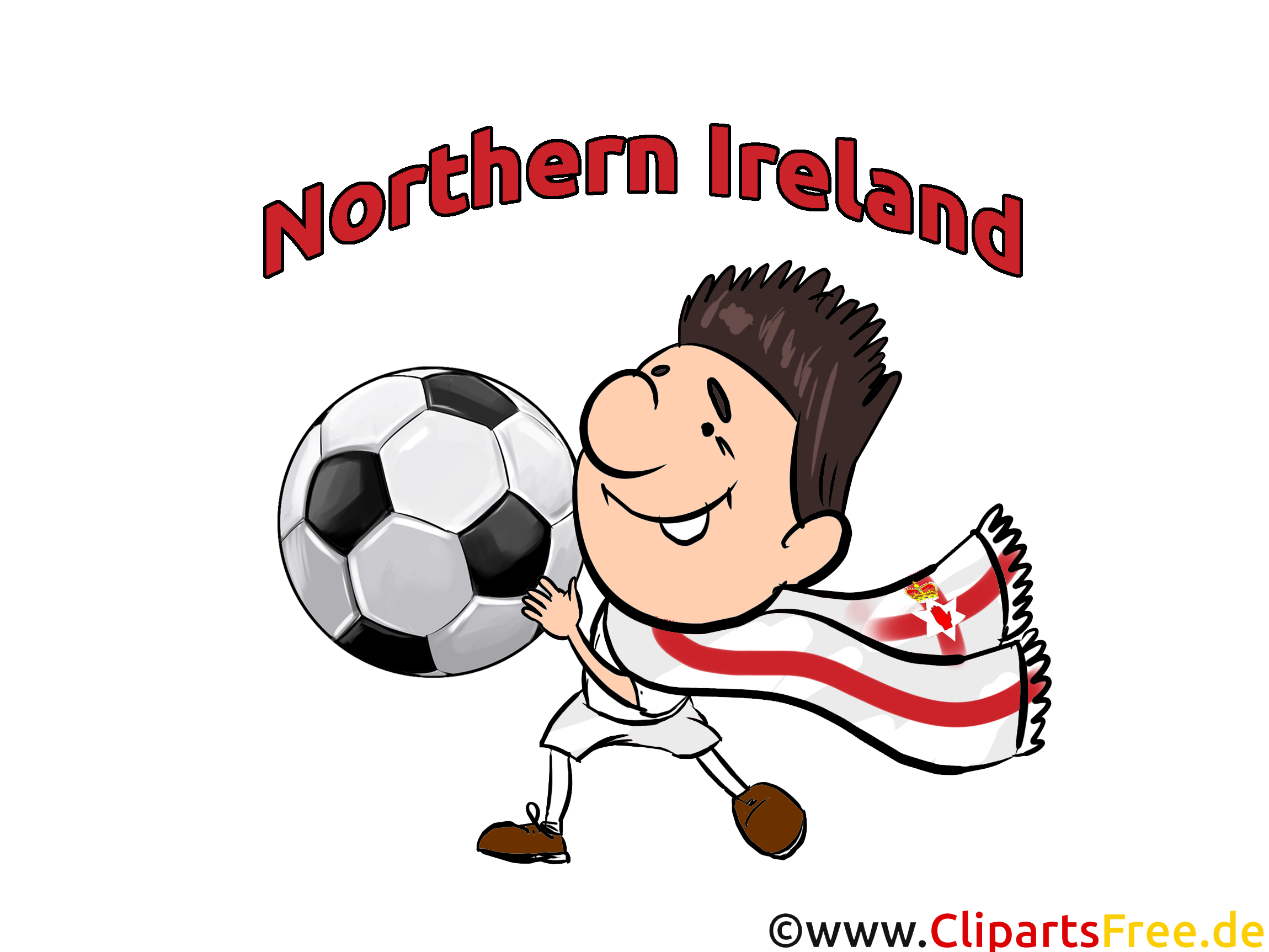Gratuit Cliparts Joueurs Irlande du Nord Soccer télécharger