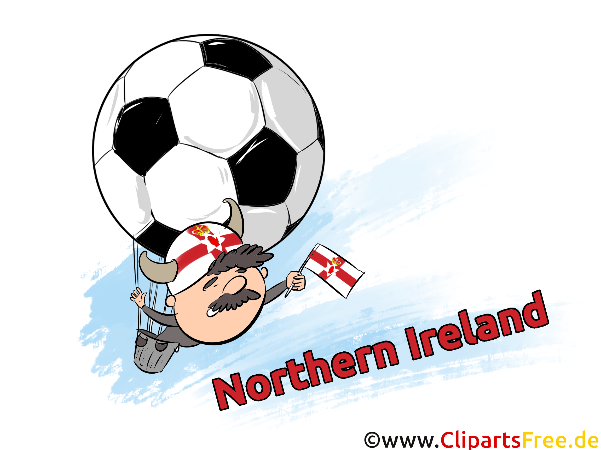 Irlande du Nord Joueur Football gratuit Image