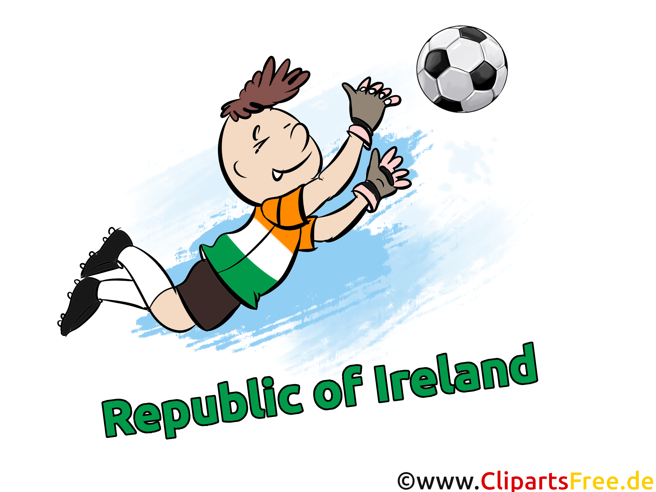 Gratuit Cliparts Joueurs Irlande Soccer télécharger