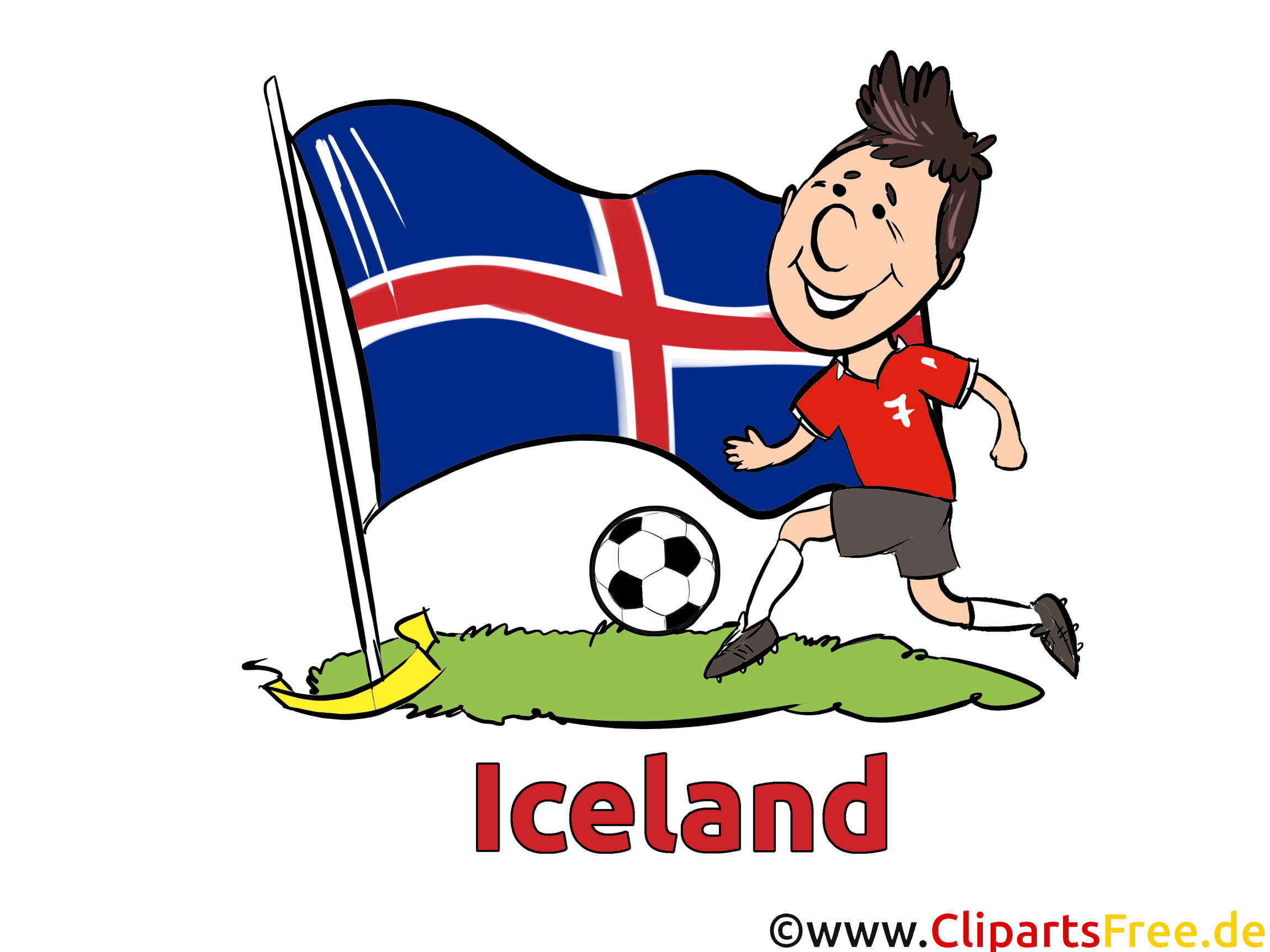 Joueur Football Islande Soccer gratuit Image