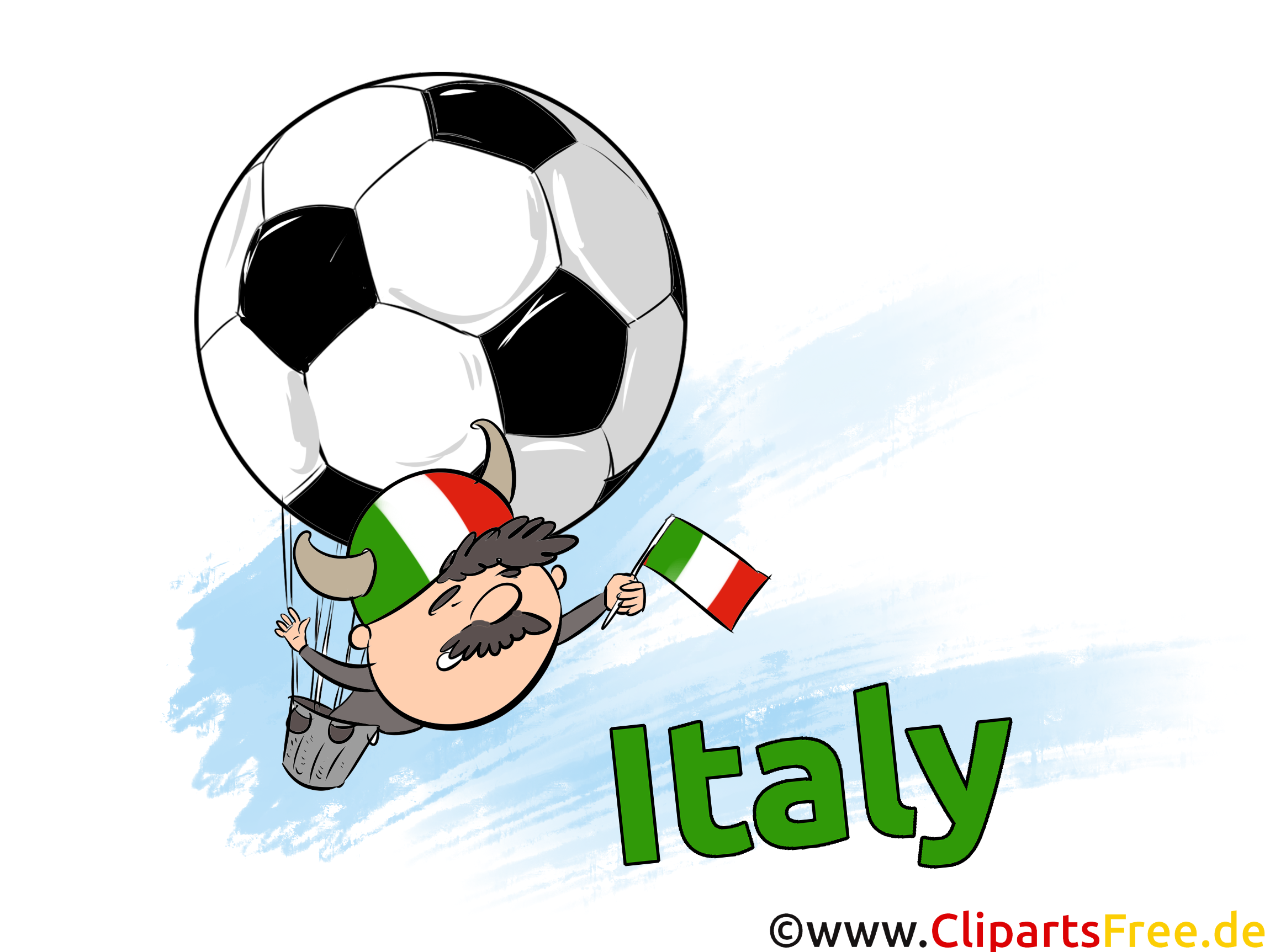 Cliparts Italie Soccer Images pour télécharger
