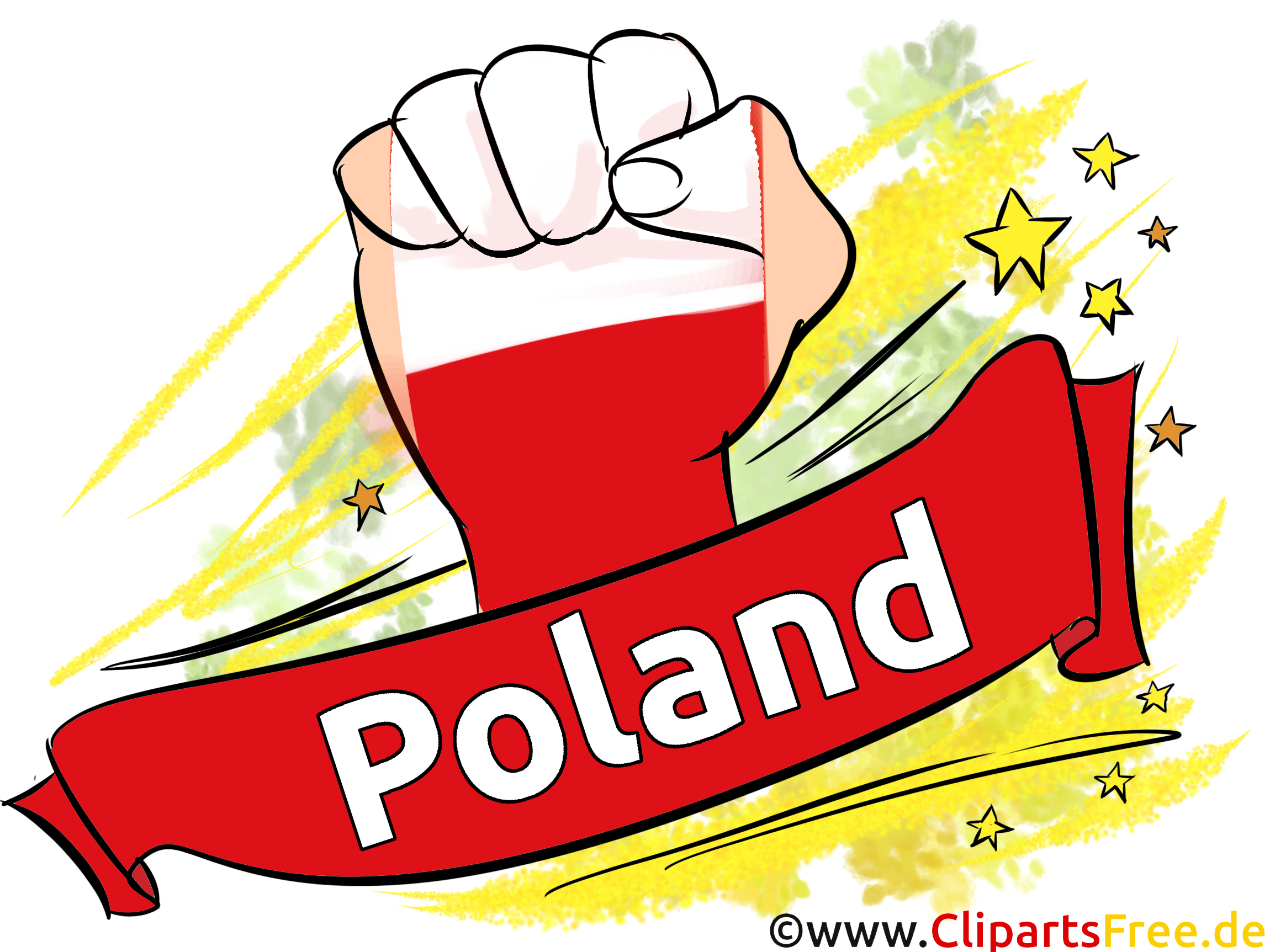 Clip art Images Football Pologne pour télécharger