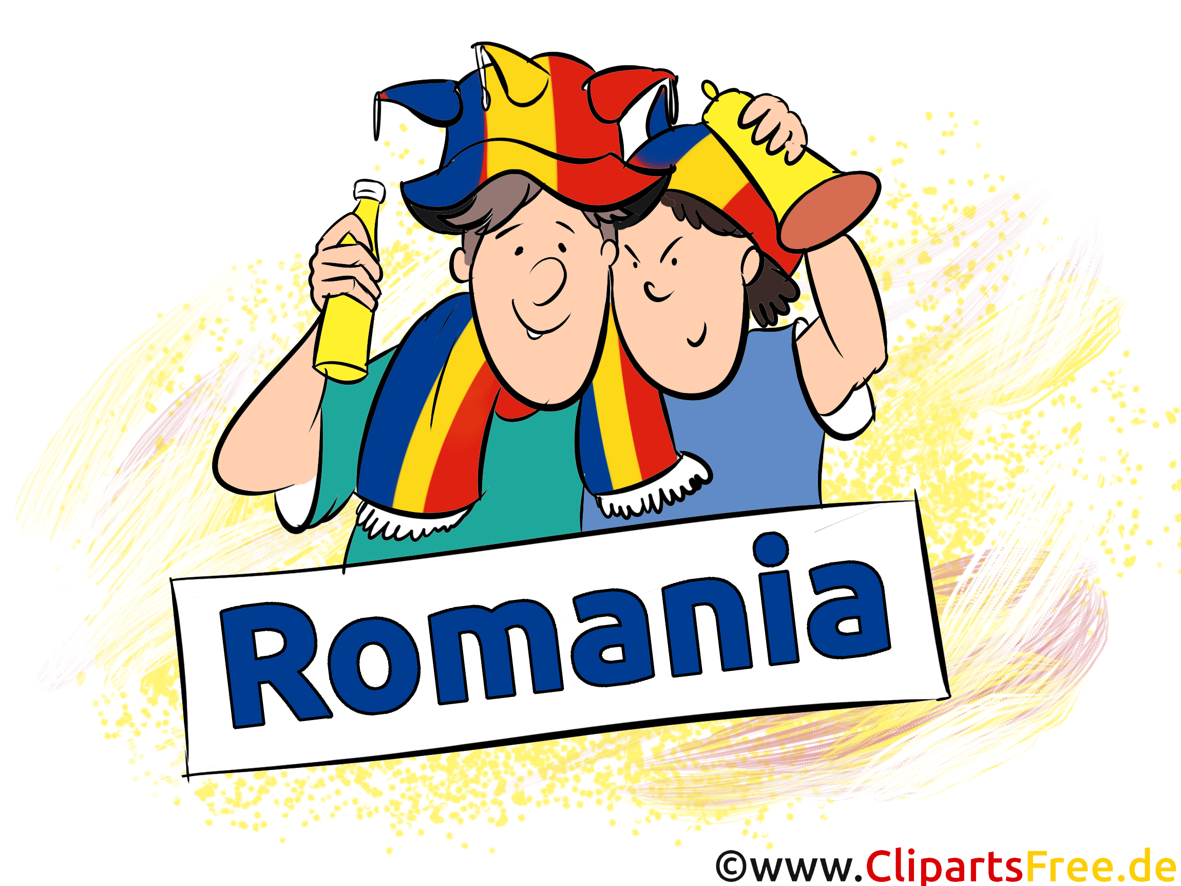 Fans Championnat d'Europe Roumanie télécharger