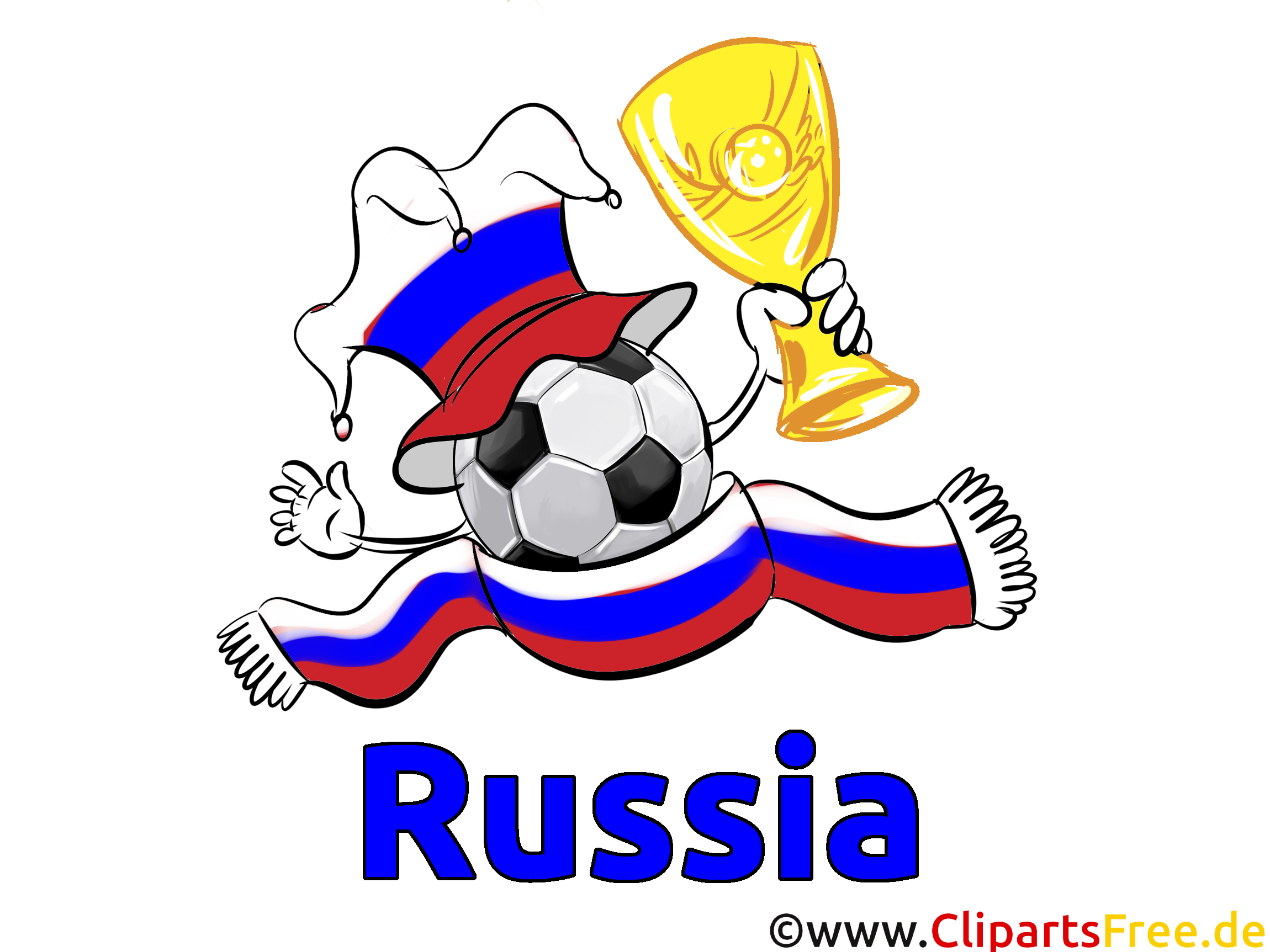 Ballon Football Russie gratuit pour télécharger