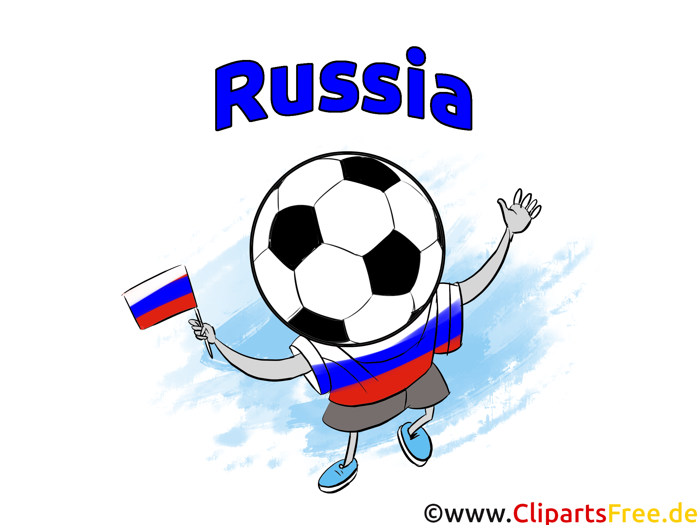 Clip art Russie Images Football pour télécharger