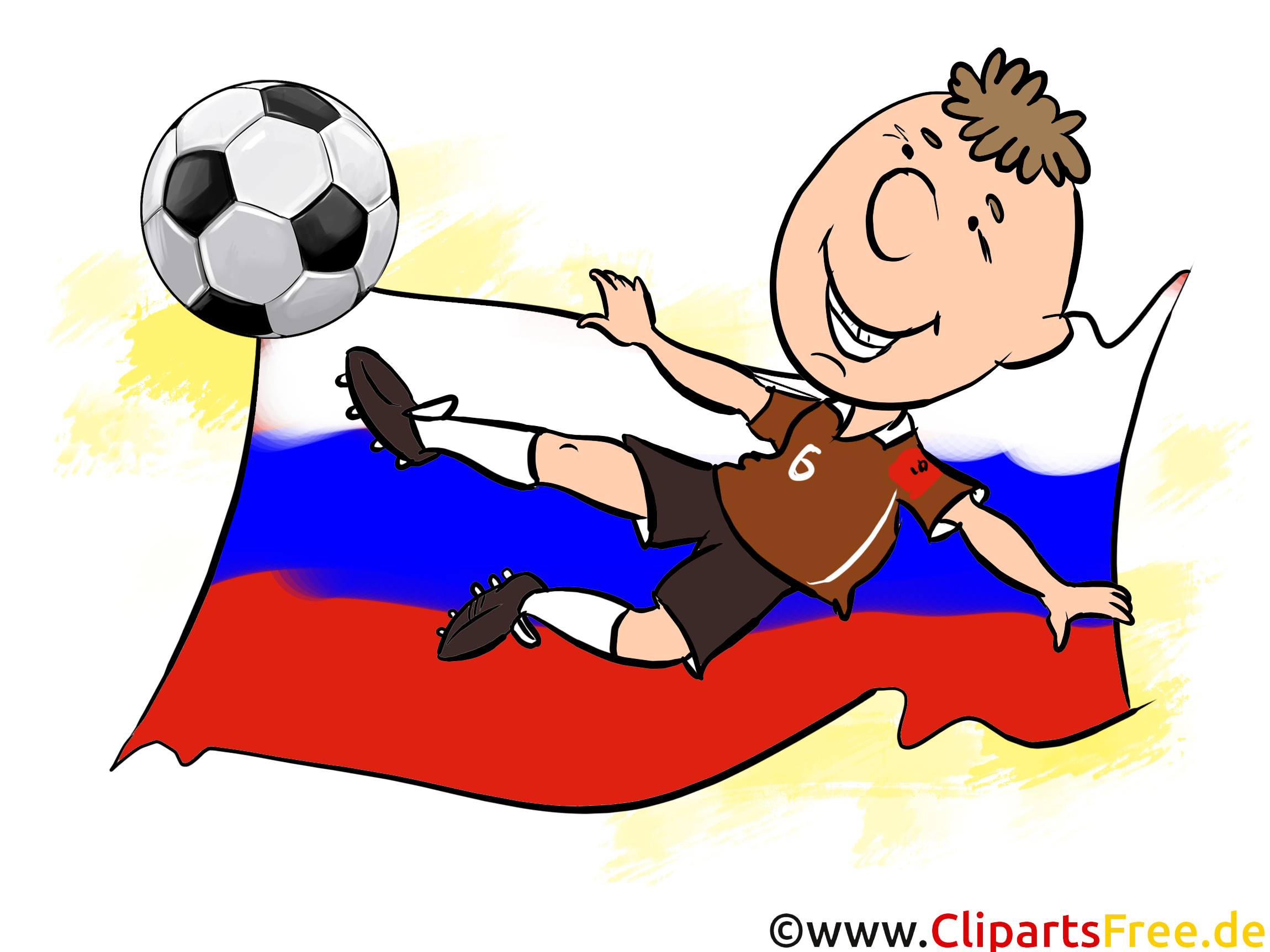 Drapeau Illustrations Football Russie télécharger