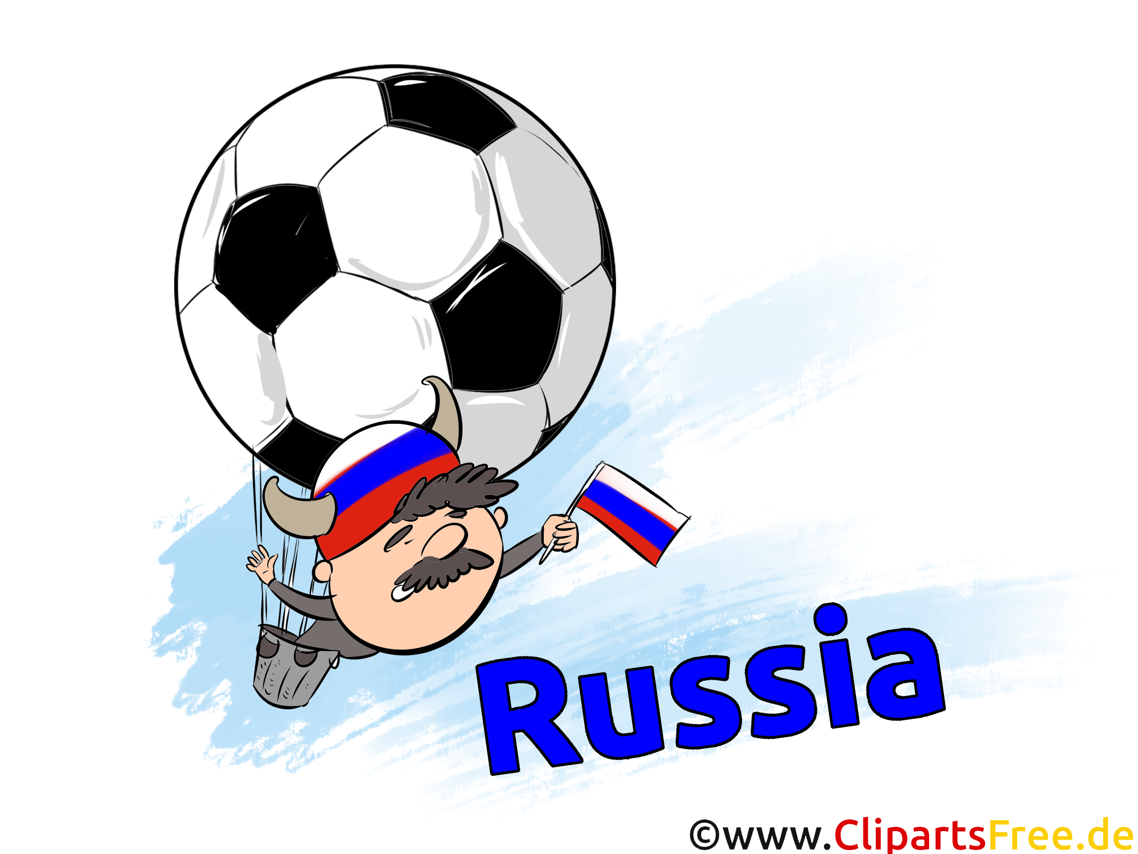 Illustration Russie Soccer gratuitement télécharger