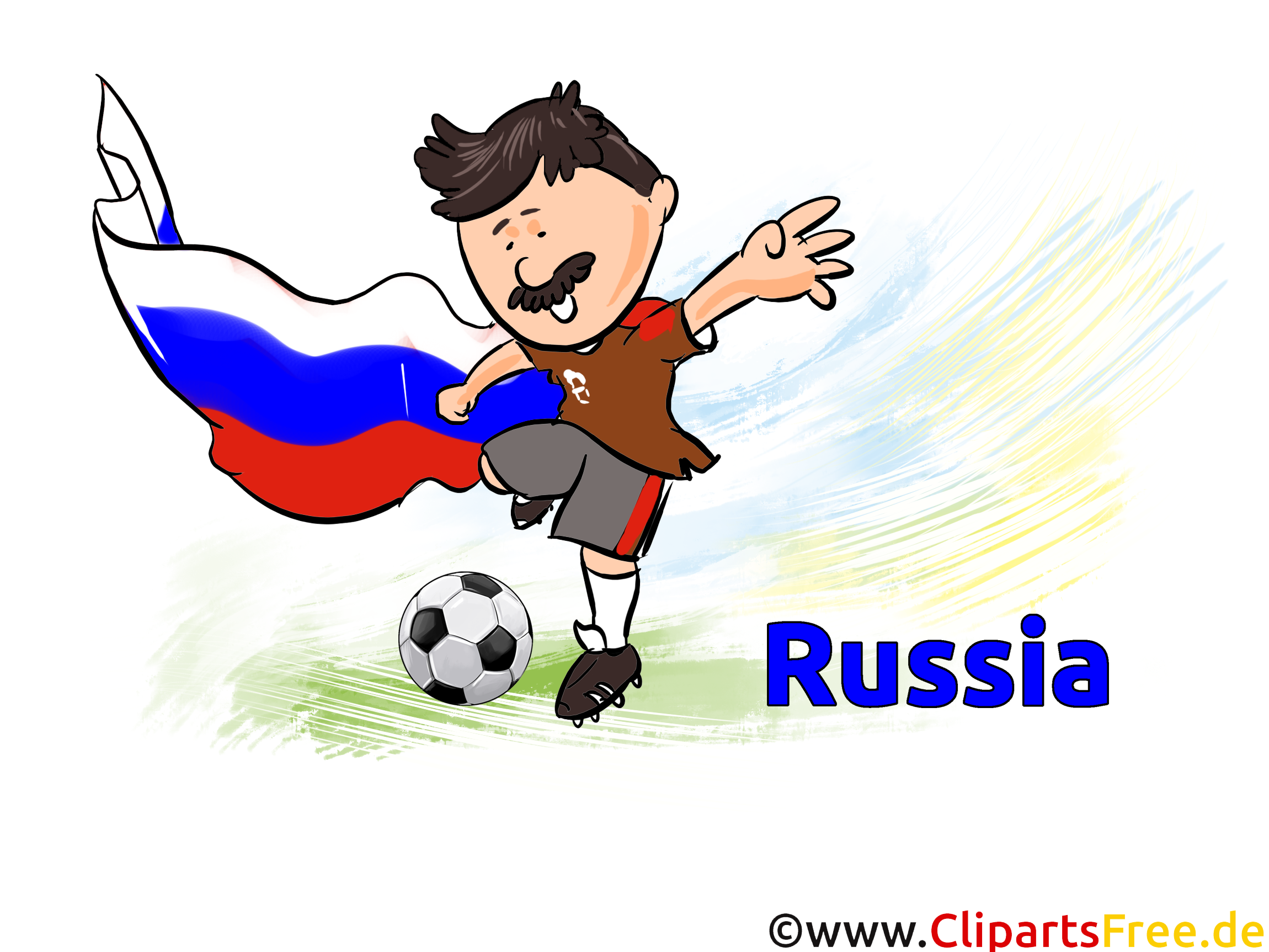 Russie Cliparts Soccer Images pour télécharger