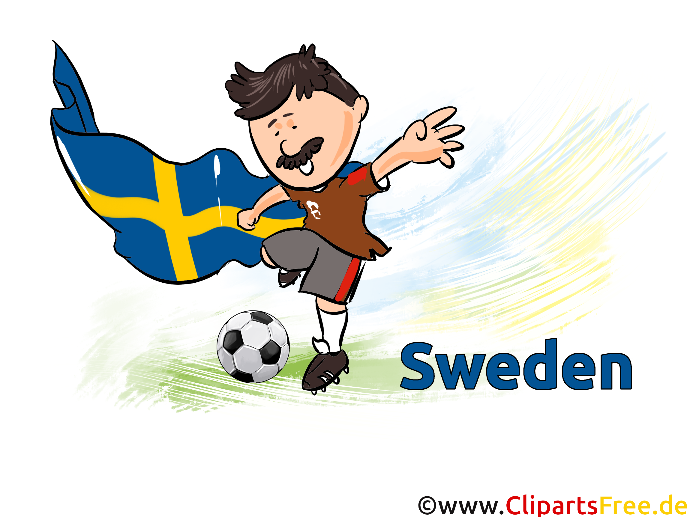 Suède Gratuit Cliparts Joueurs Soccer télécharger