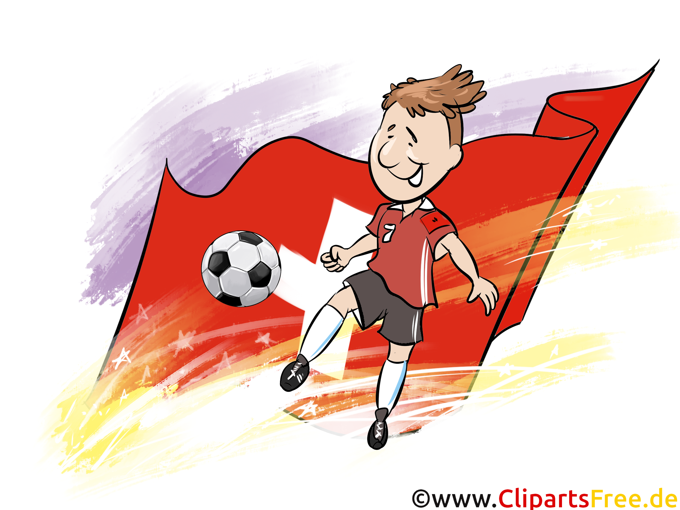 Suisse Joueurs Cliparts Soccer pour télécharger